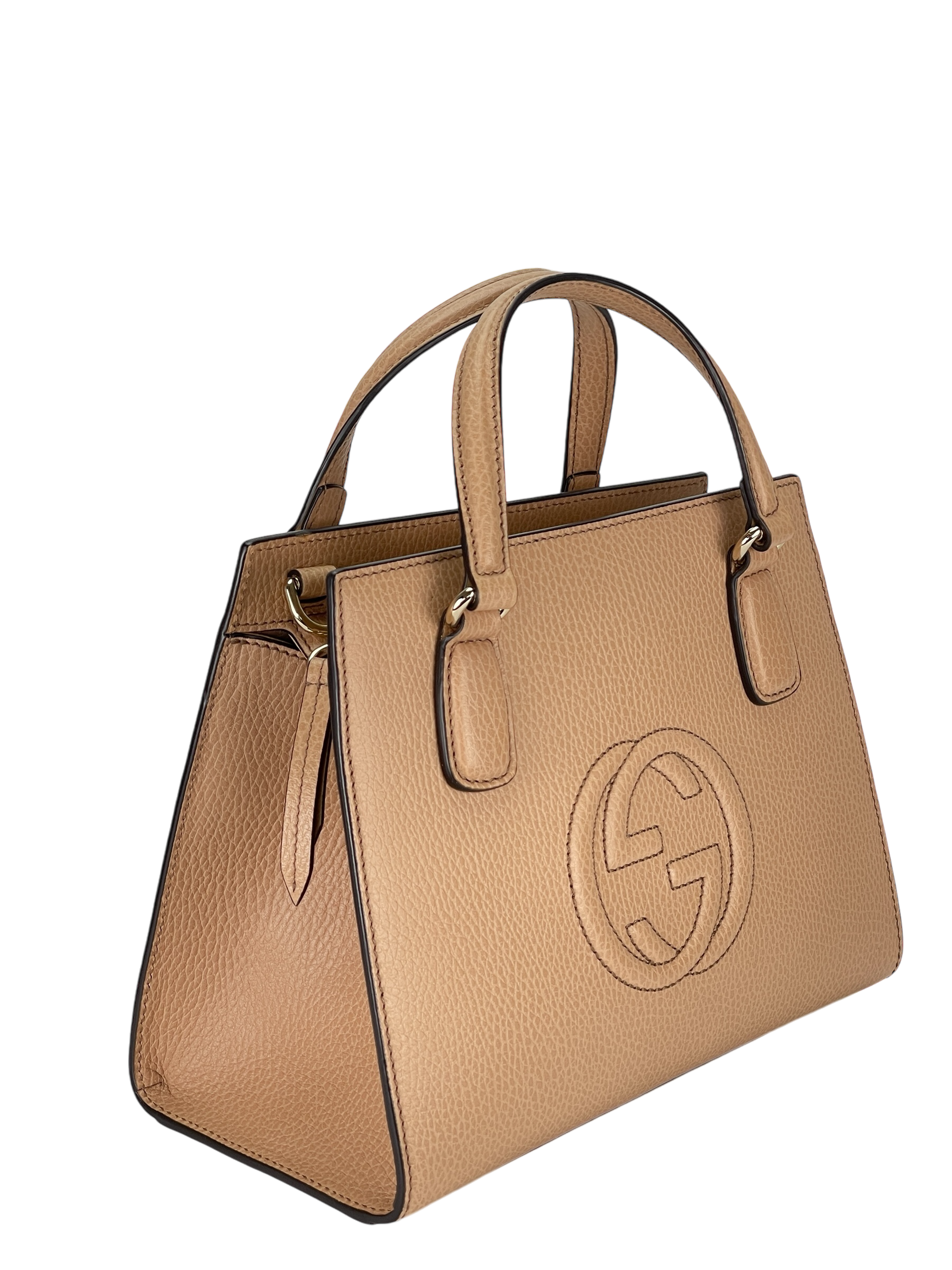 GUCCI - 2way bag Soho Top Handle Leather Handbag