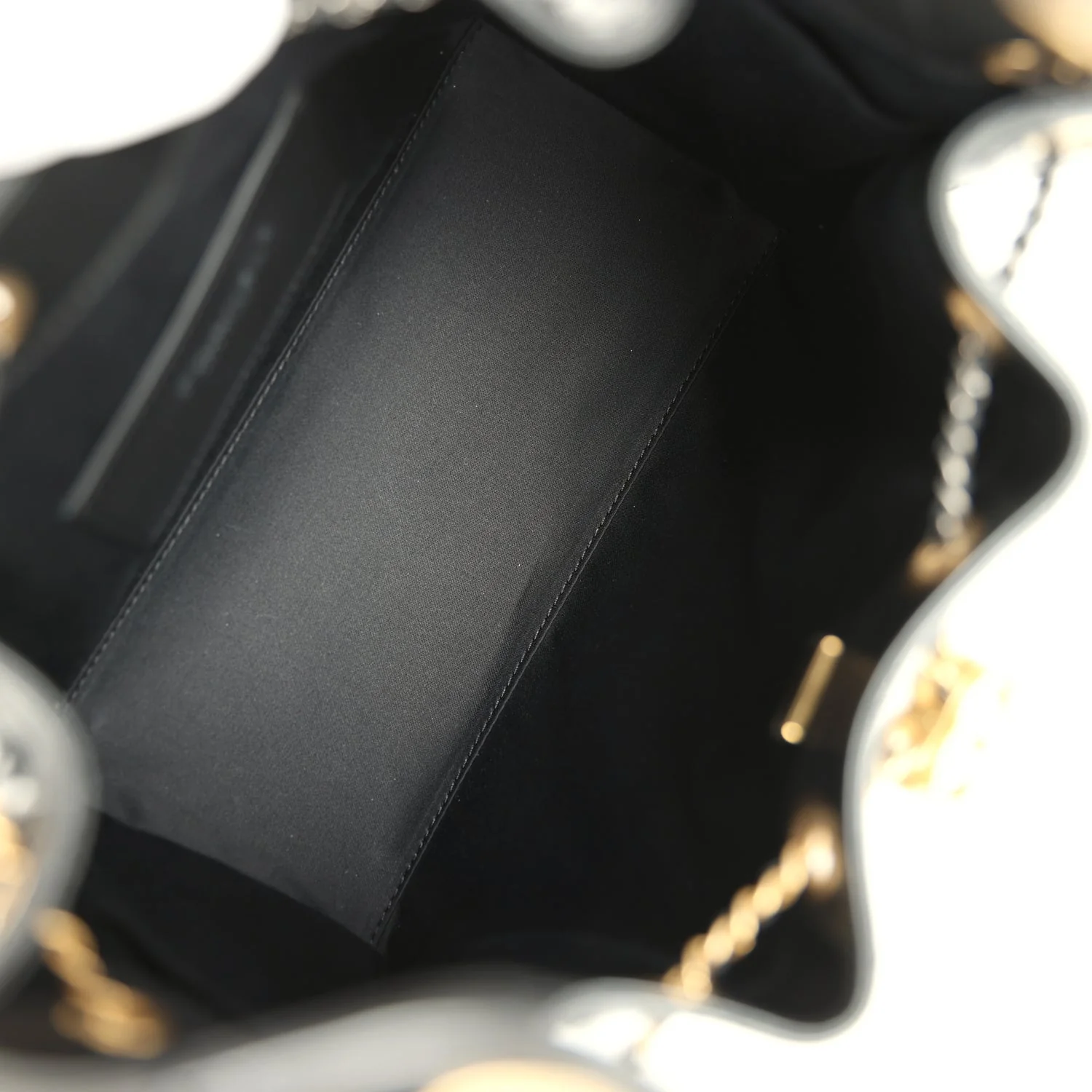 Chanel Small 25 Hobo Bag Black Shiny Crumpled Calfskin Mixed Metal Hardware