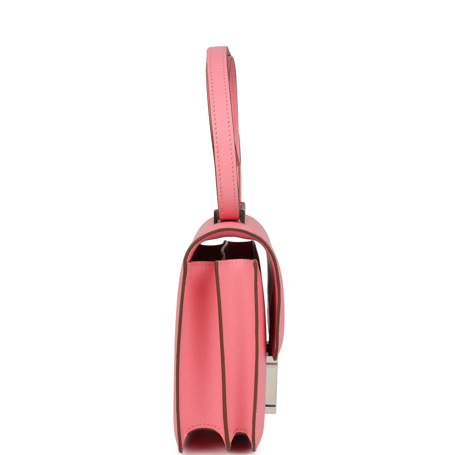 Hermes Constance 18 Rose Confetti Epsom Palladium Hardware