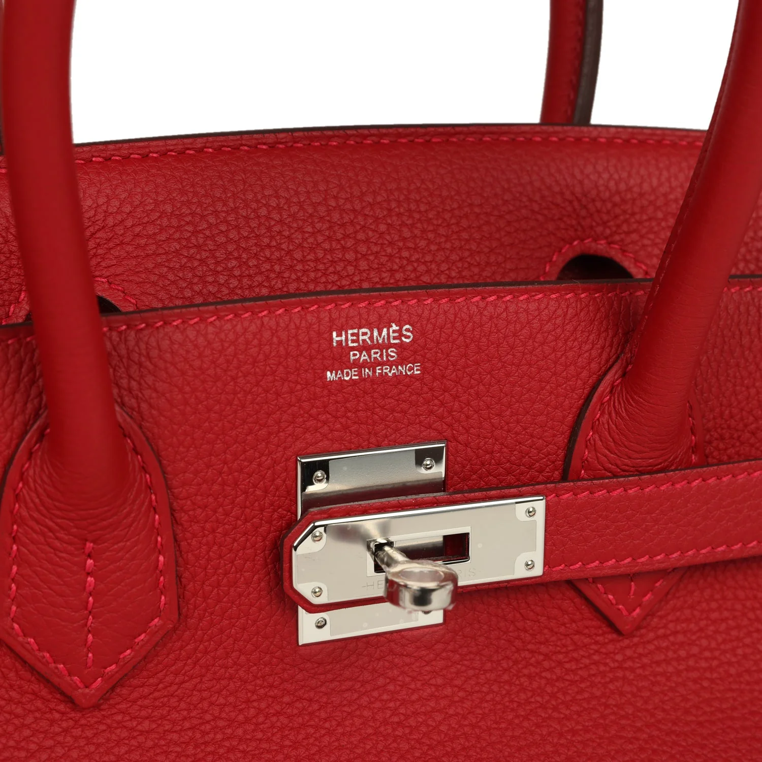 Hermes Birkin 30 Rouge Vif Togo Palladium Hardware