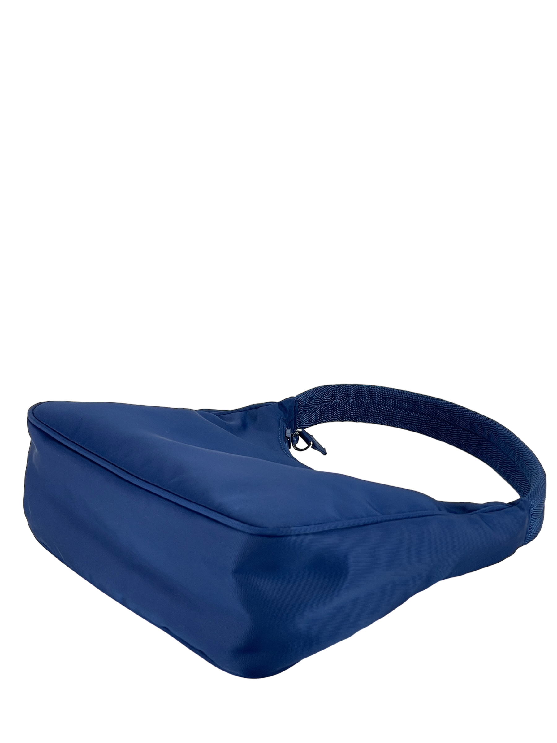 PRADA - Blue Nylon Hobo Bag