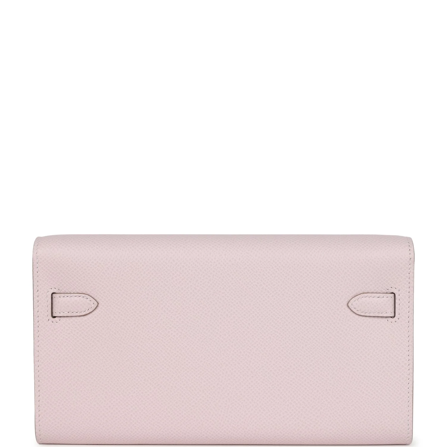 Hermes Kelly Wallet To Go Mauve Pale Epsom Palladium Hardware