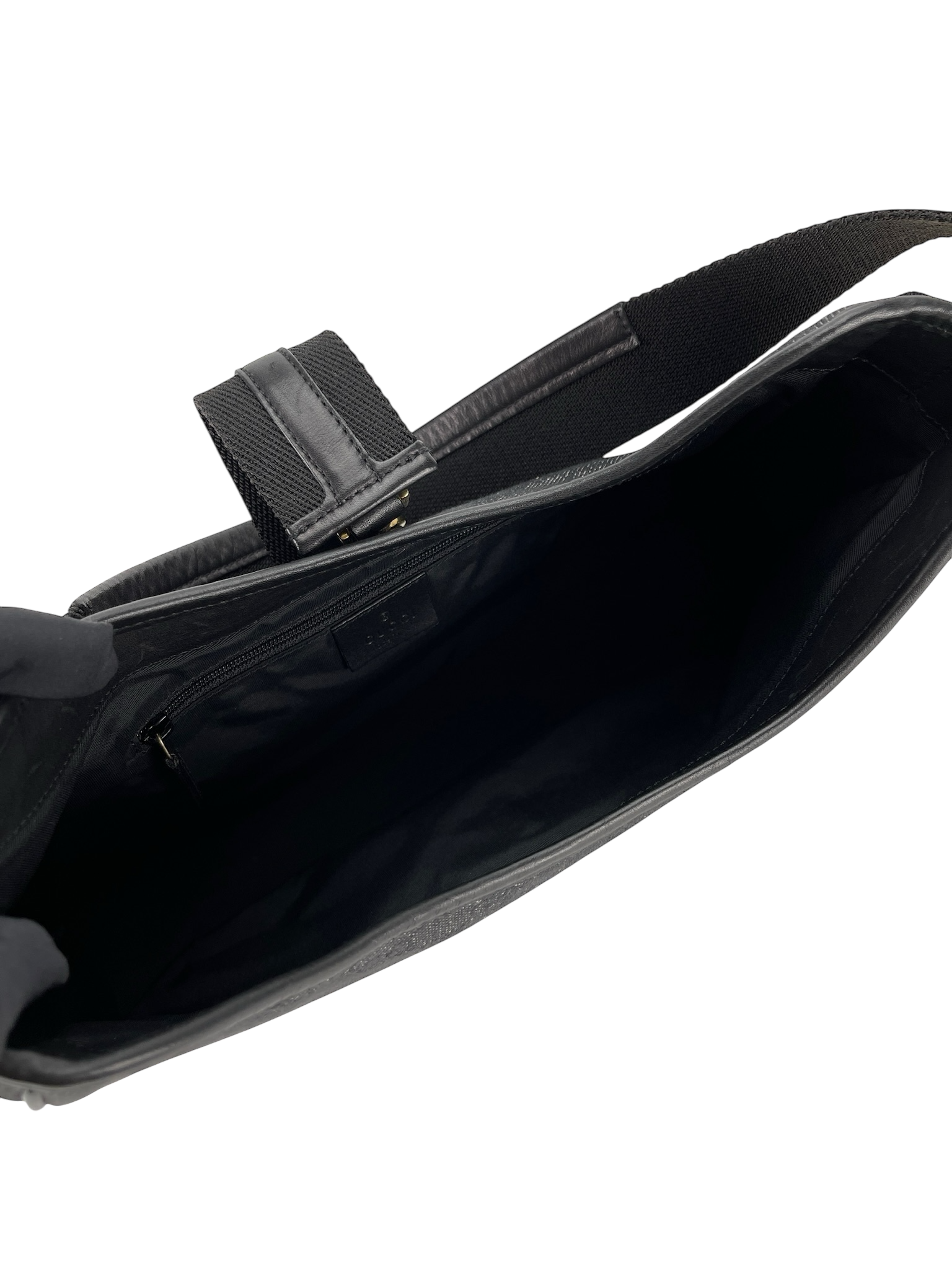 GUCCI - Denim GG Fabric Small Jackie Shoulder Bag