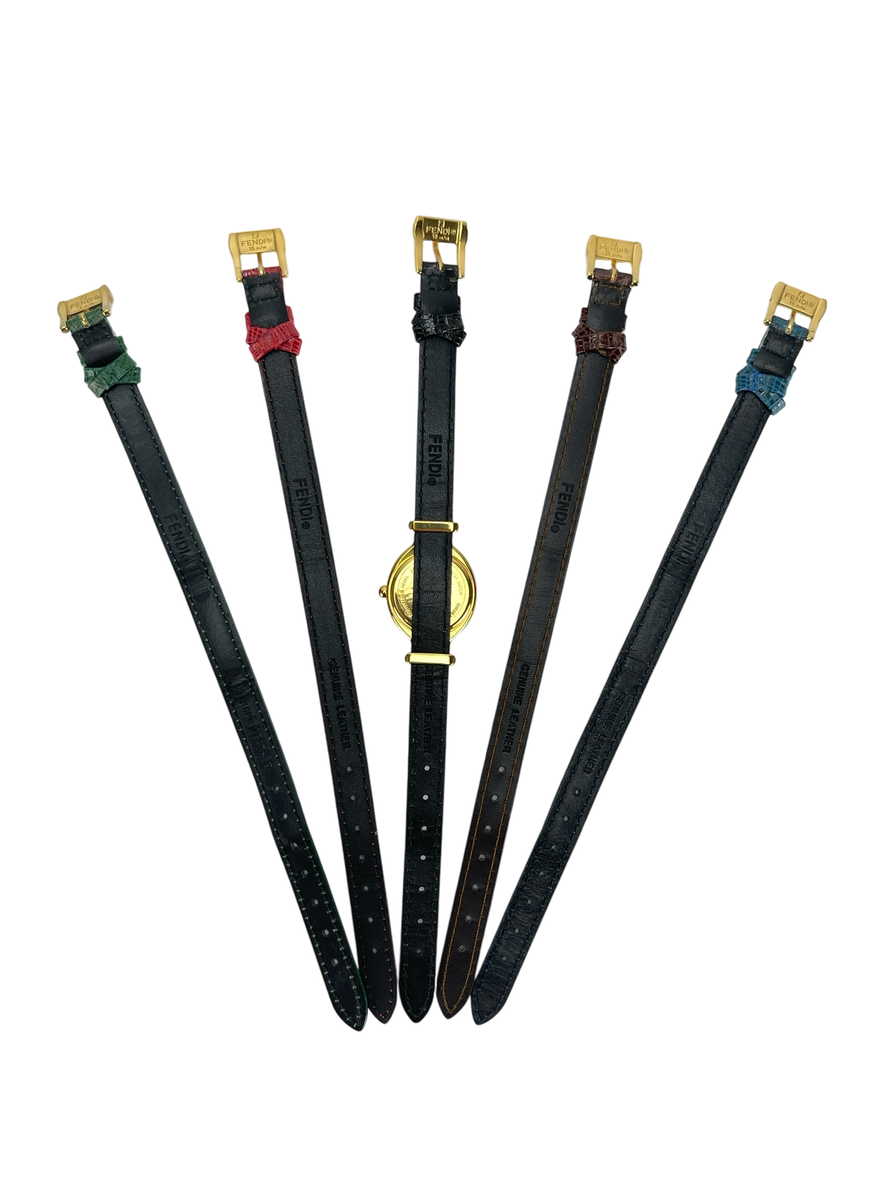 FENDI - Chameleon Interchangeable Strap Watch ( 5 Color )