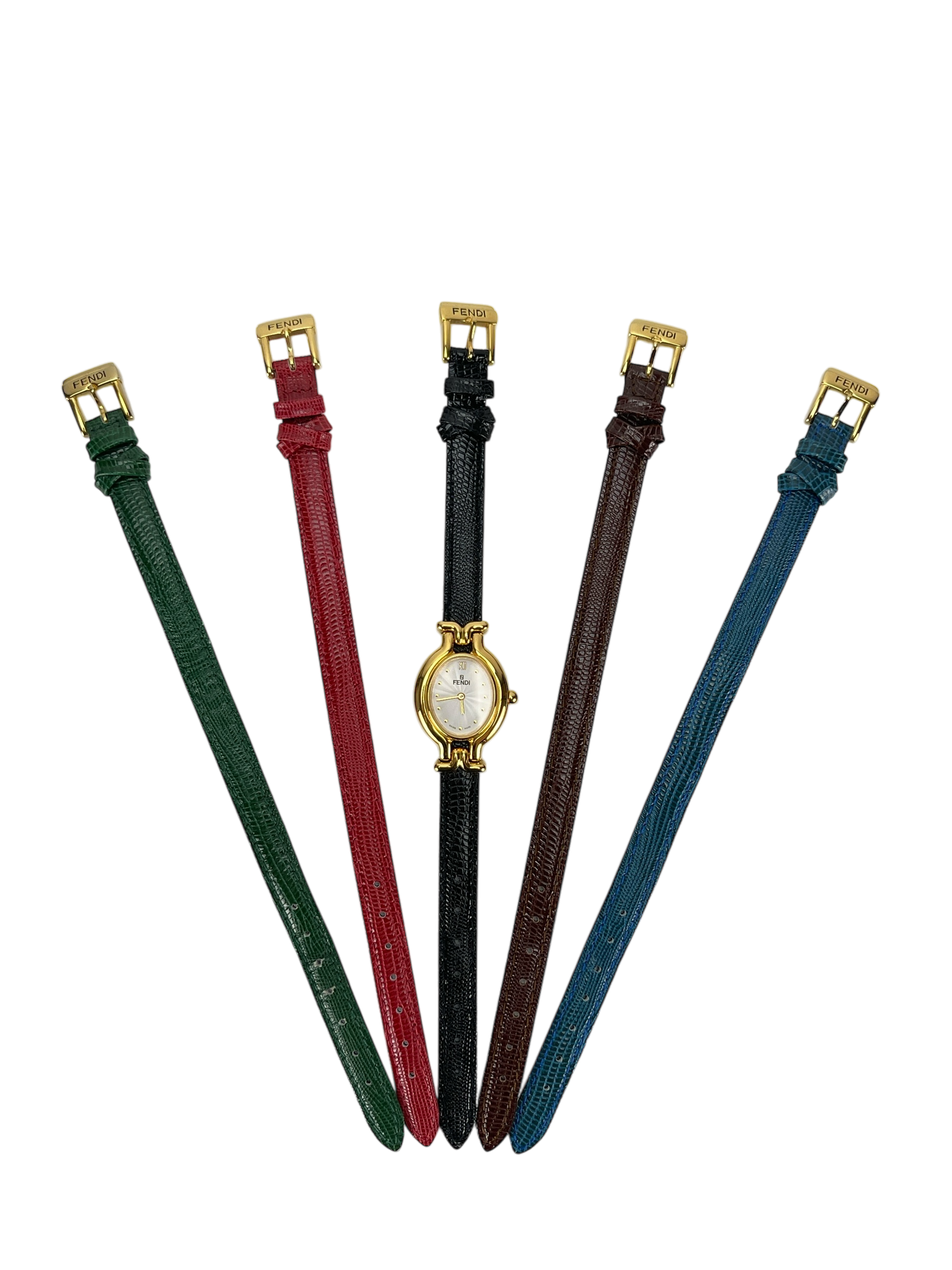 FENDI - Chameleon Interchangeable Strap Watch ( 5 Color )