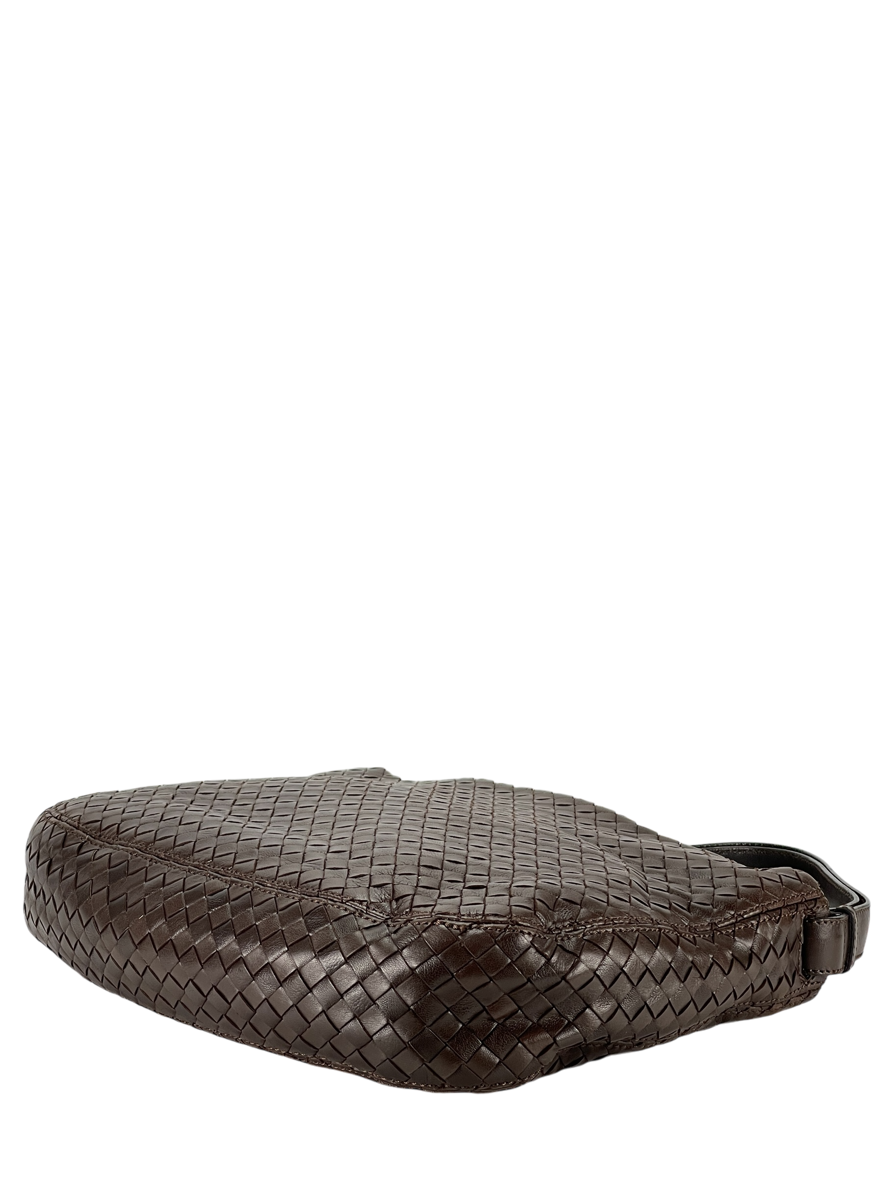 BOTTEGA VENETA - Intrecciato Shoulder Bag Brown