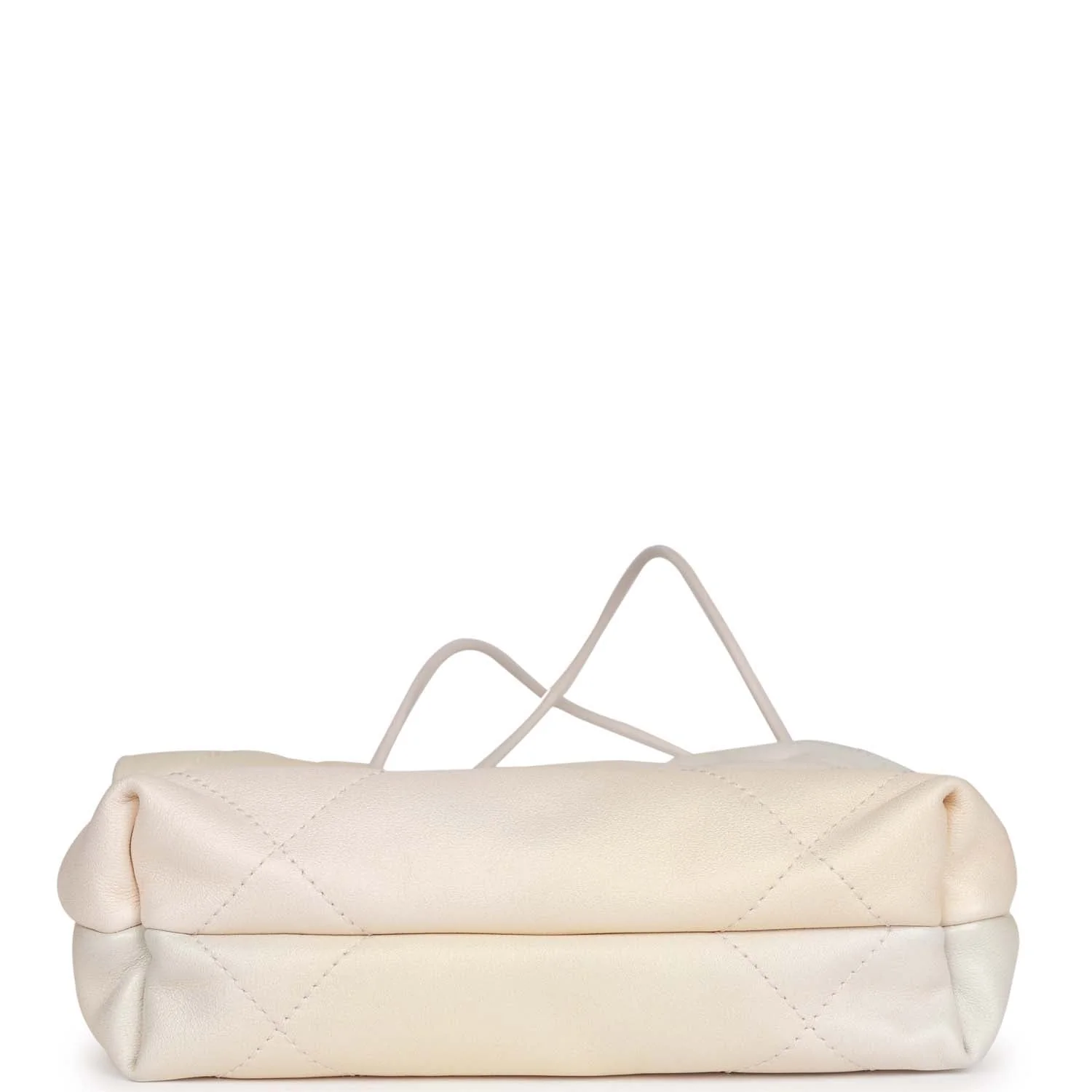 Chanel Mini 22 Bag Champagne Iridescent Calfskin Gold Hardware