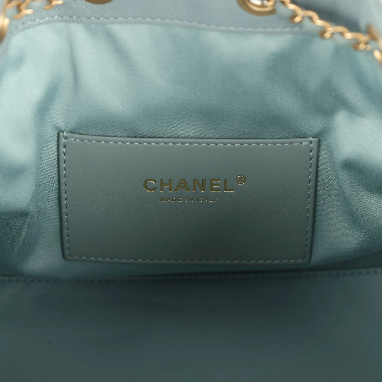 Chanel Small 25 Hobo Bag Green Caviar Antique Gold Hardware