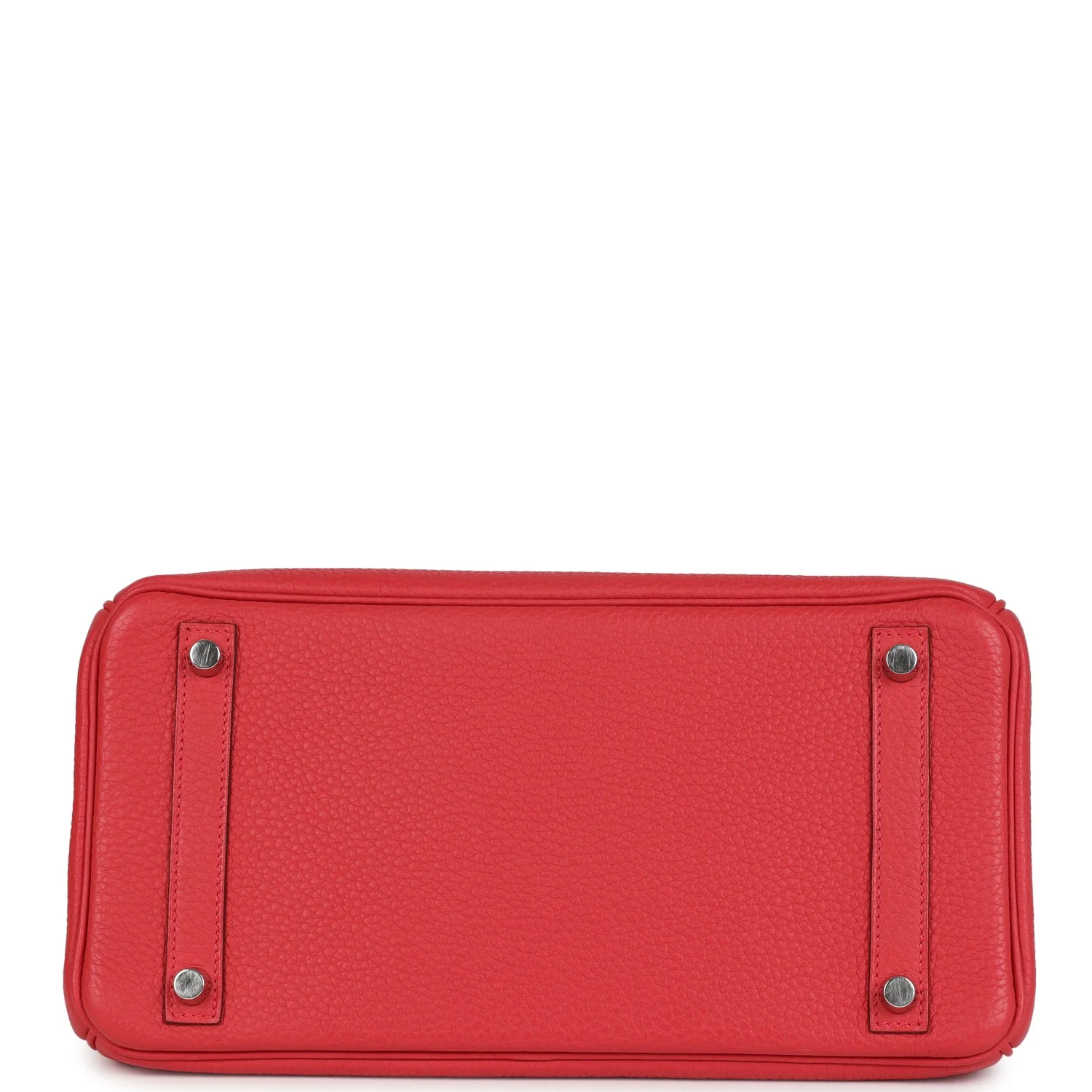 Pre-owned Hermes Birkin 30 Bougainvillea Clemence Palladium Hardware