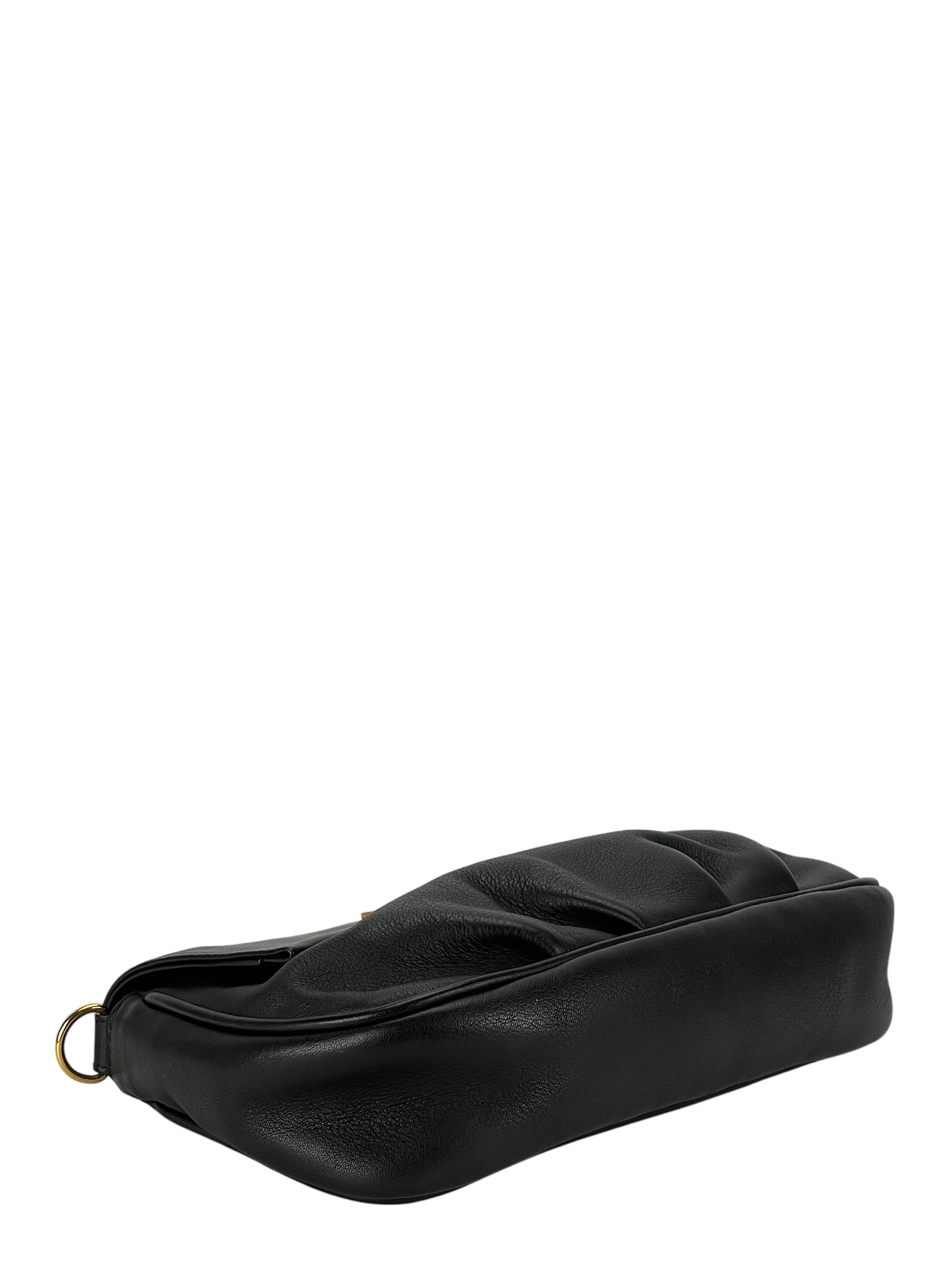 FENDI - Black Leather Chain Shoudler Messager