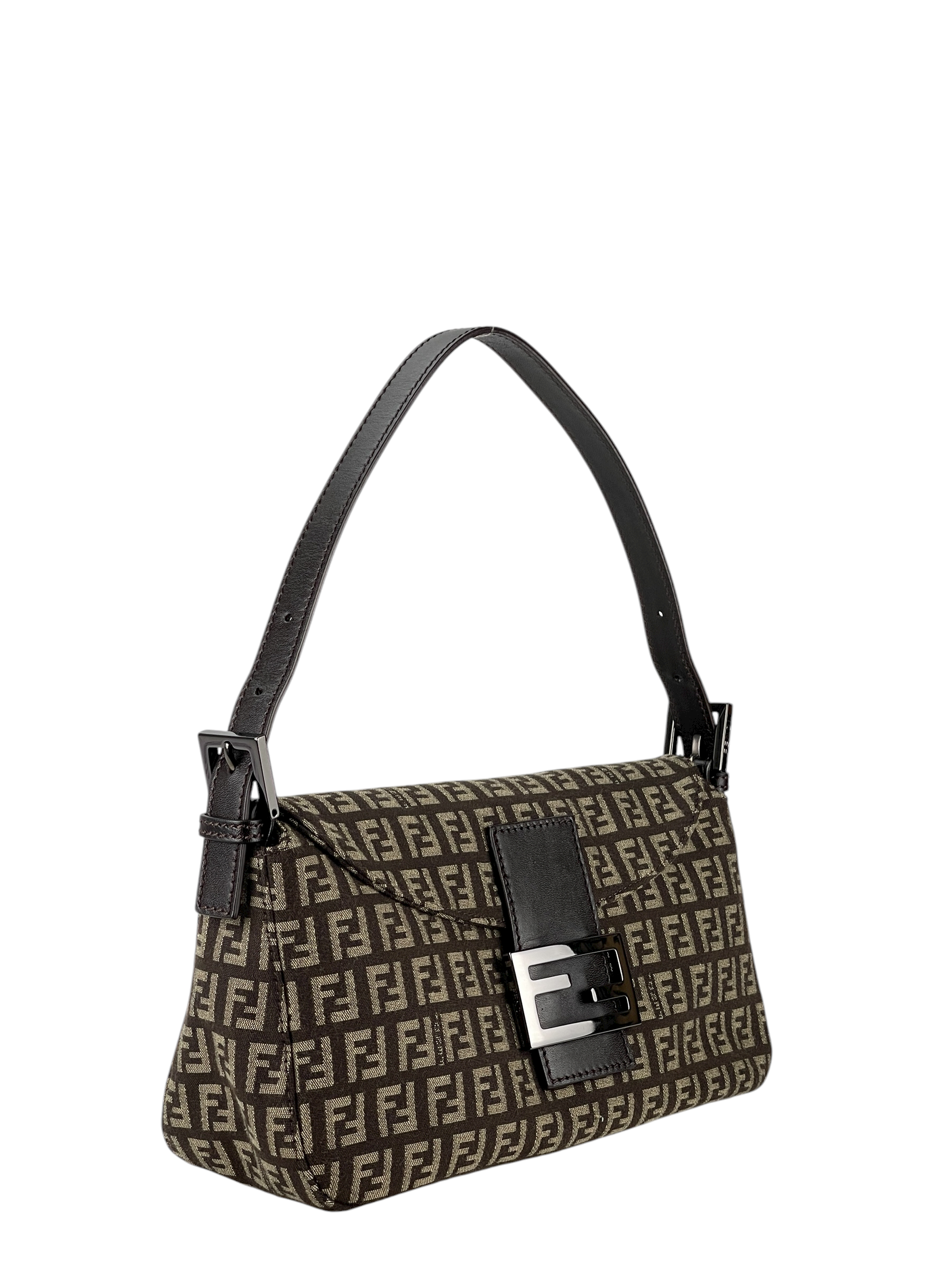 FENDI - Beige Zucchino Mamma Baguette Hand Bag