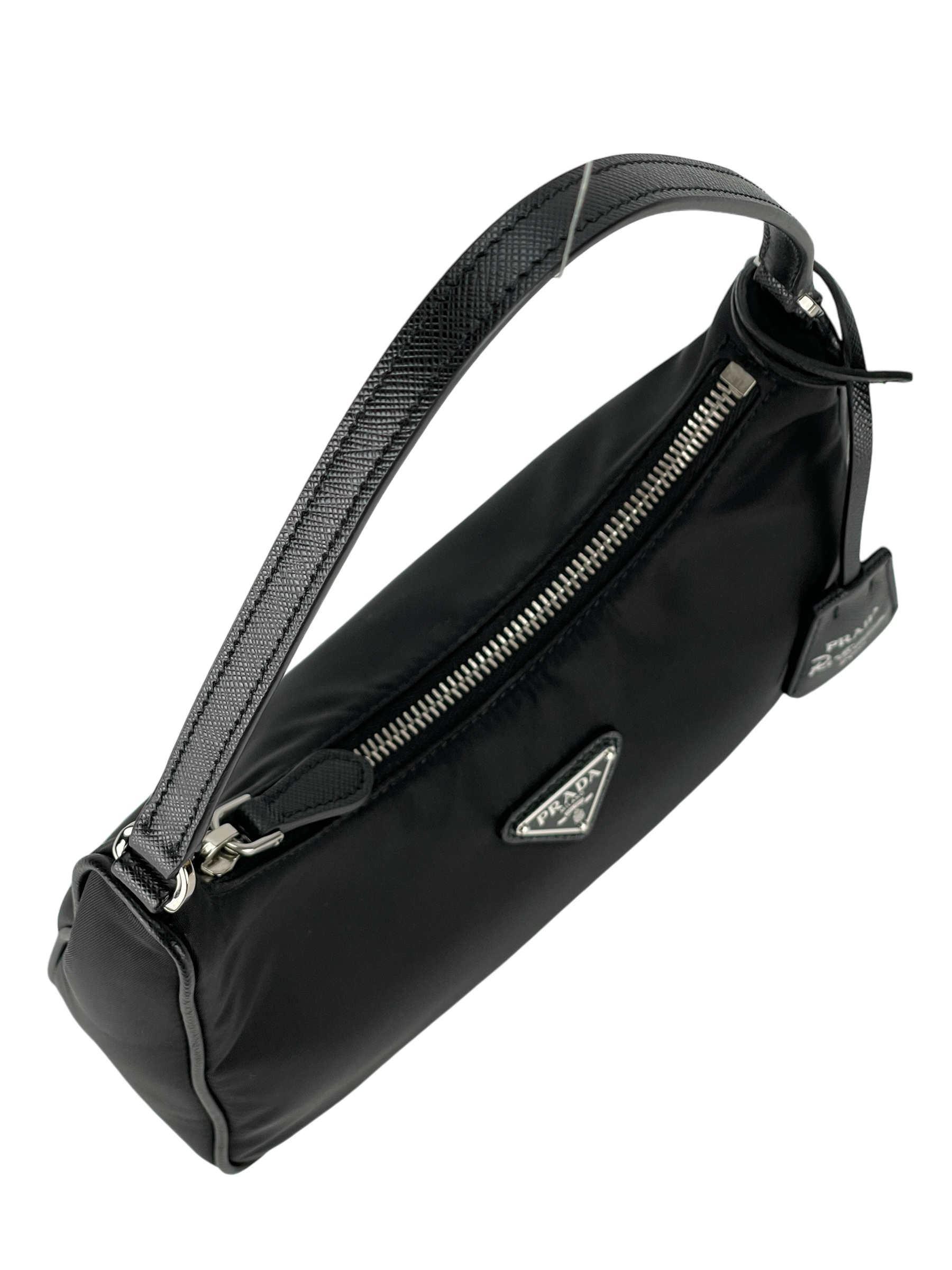 PRADA - Black 2005 Re-nylon Hobo Bag