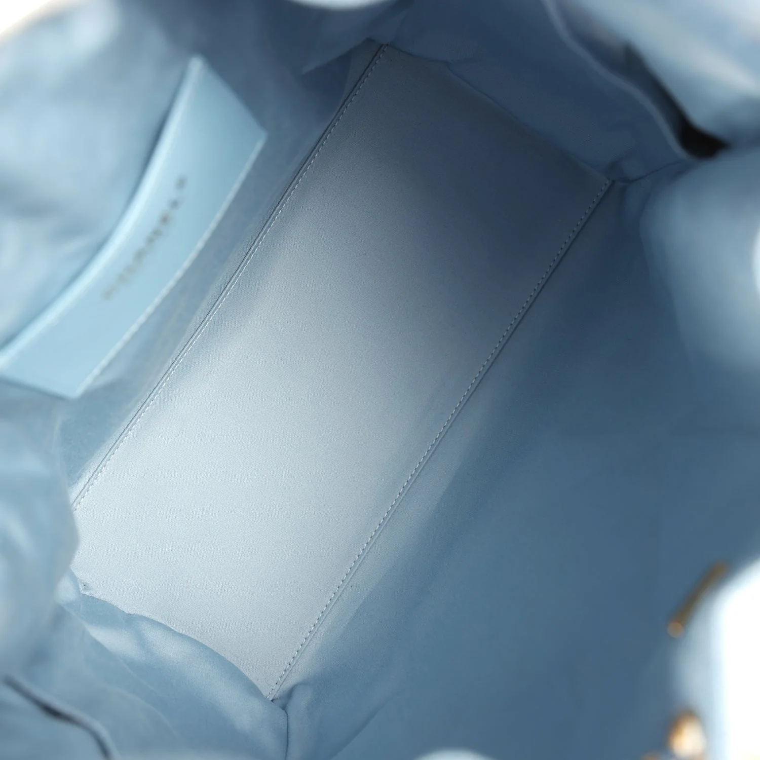 Chanel Medium 25 Hobo Bag Light Blue Washed Denim Antique Gold Hardware