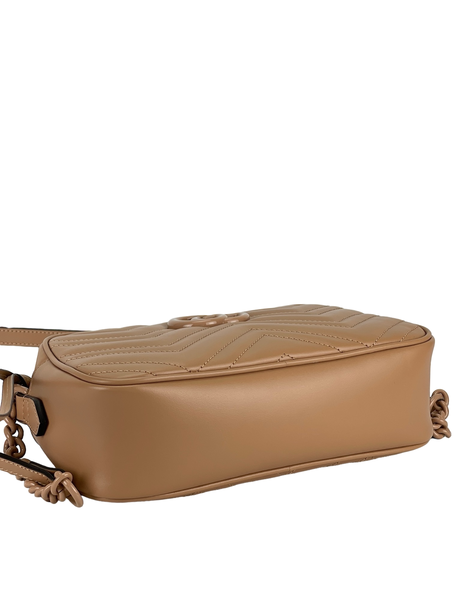 GUCCI - Beige GG Marmont Camera Bag