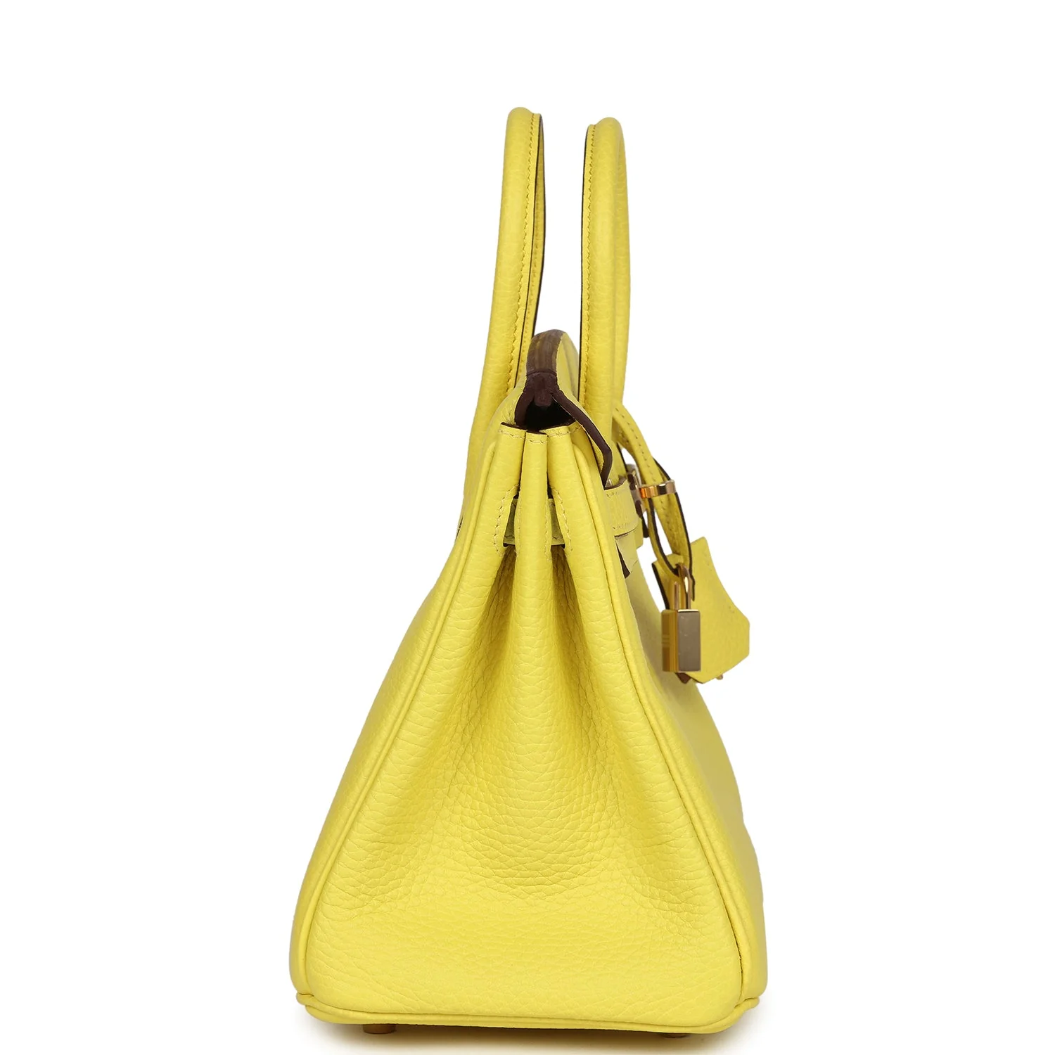 Hermes Special Order (HSS) Birkin 25 Lime Verso Clemence Permabrass Hardware