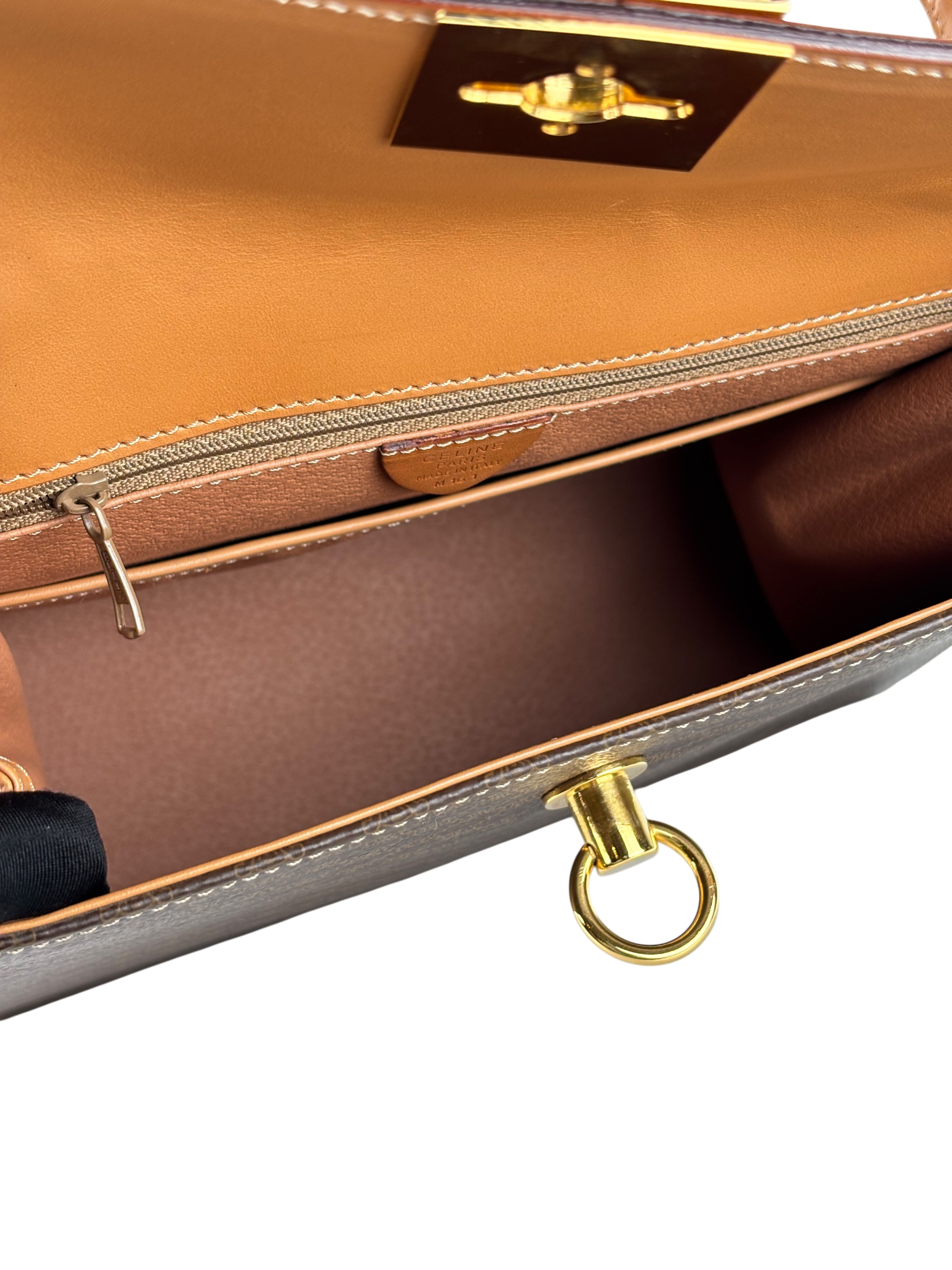 CELINE - Monogram PVC Macadam Handbag