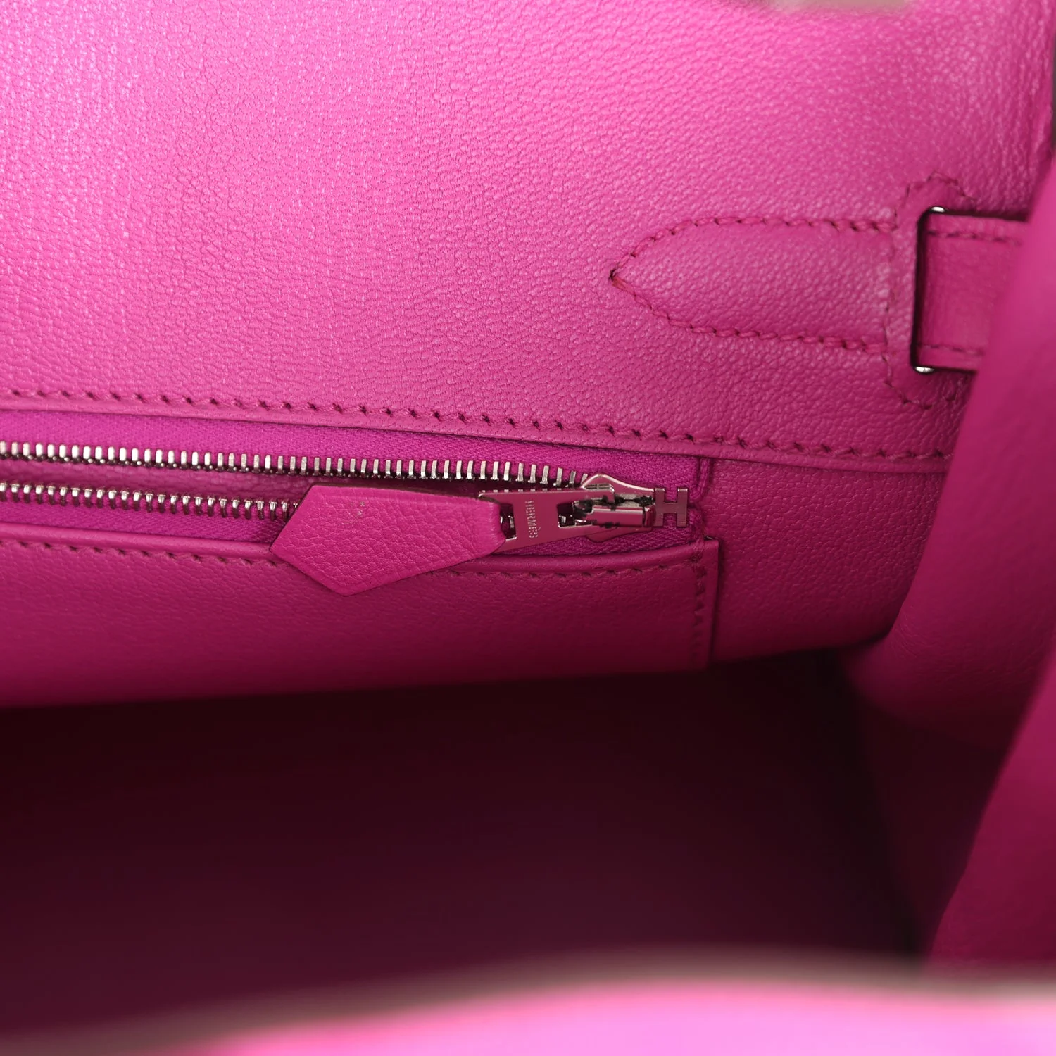 Pre-owned Hermes Birkin 30 Magnolia Novillo Palladium Hardware