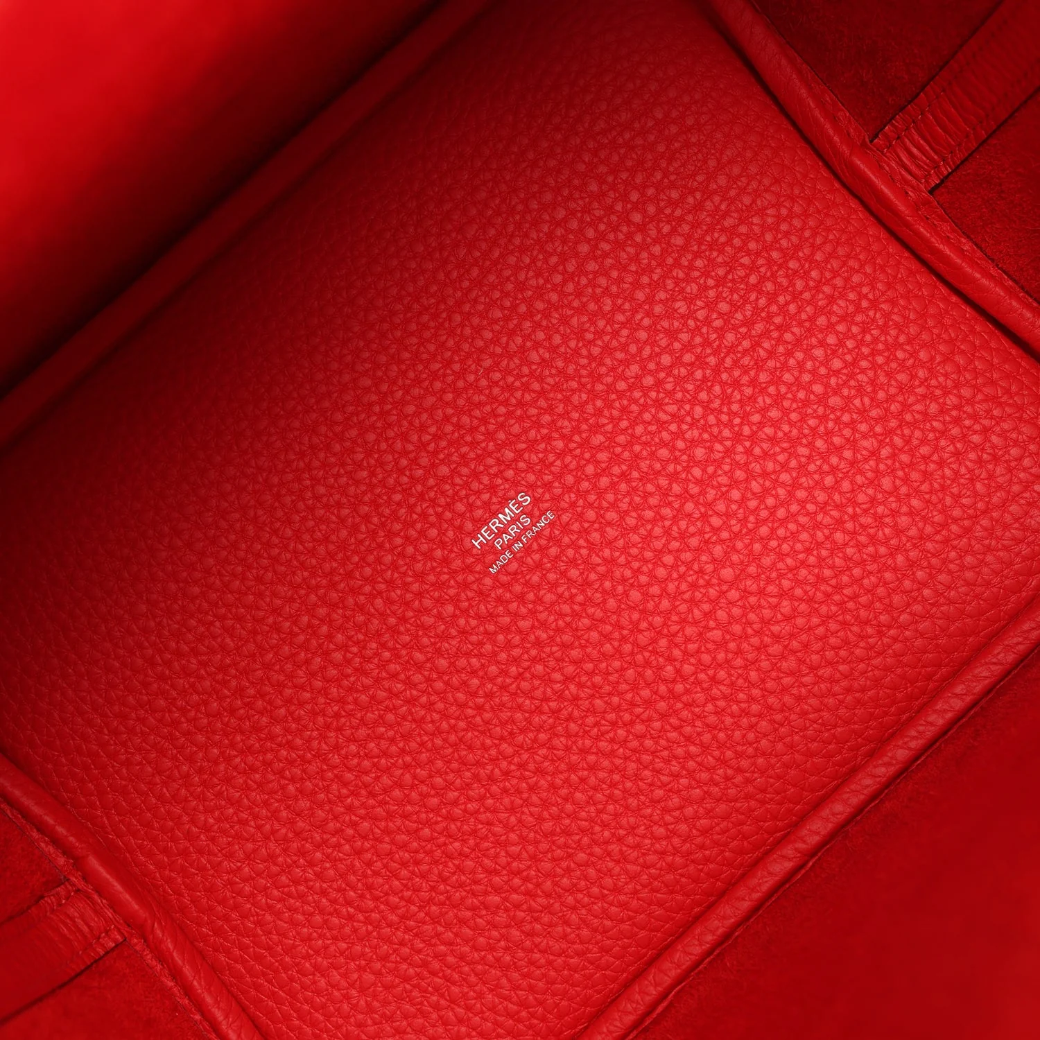 Hermes Picotin Lock 22 Rouge De Coeur Clemence Palladium Hardware