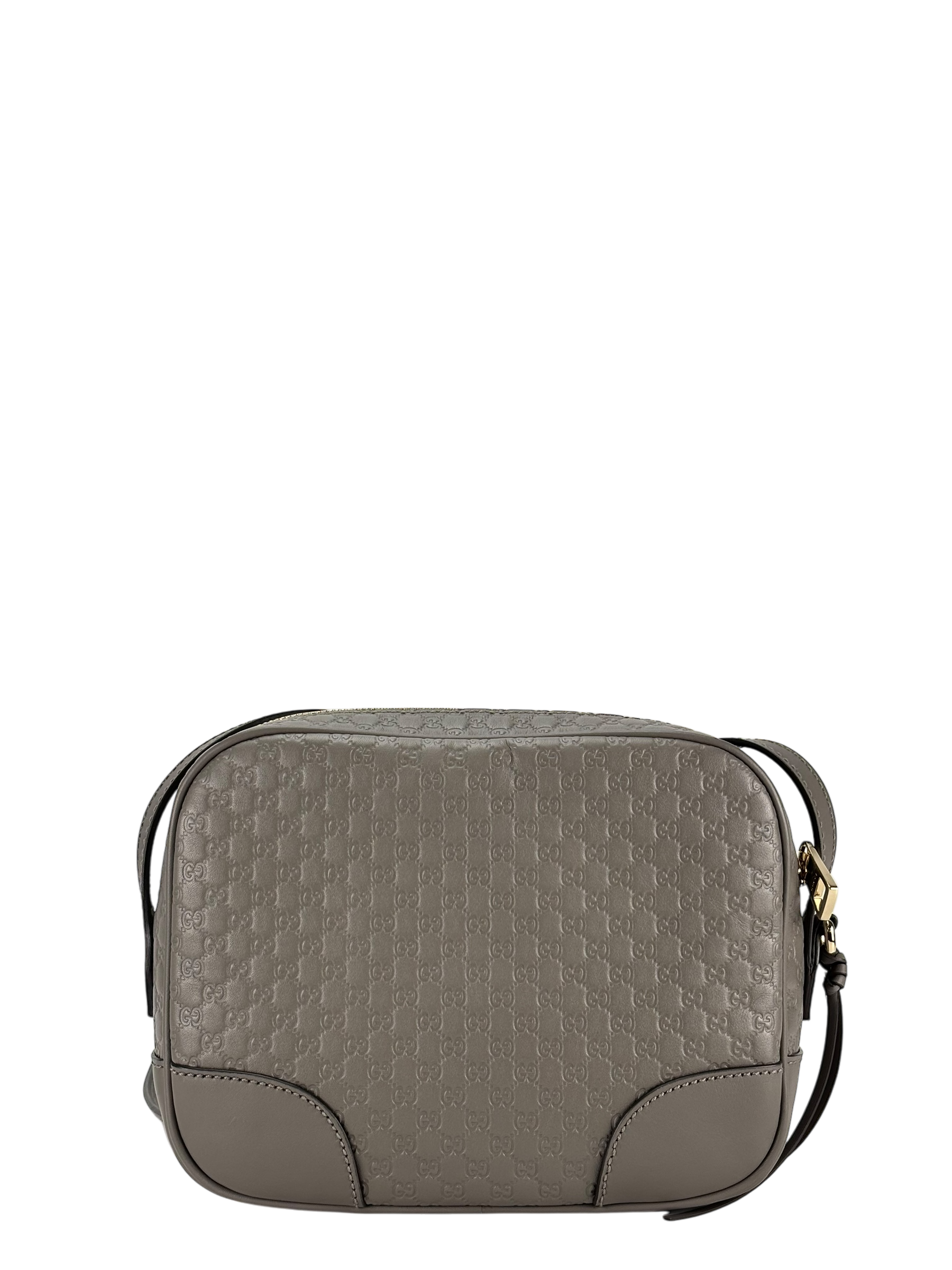 GUCCI - Grey Micro Guccissima Shoulder Bag