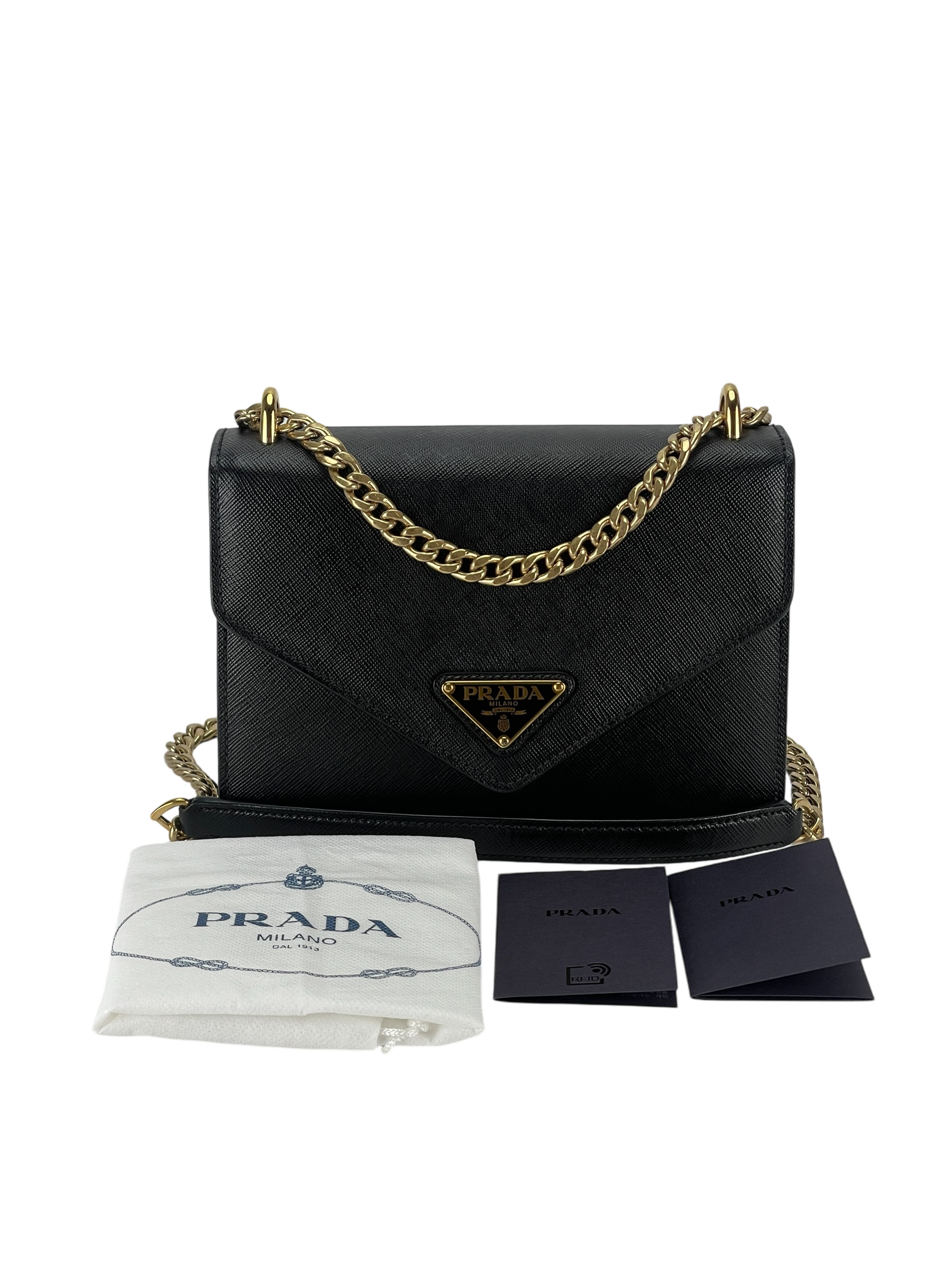 PRADA - Saffiano Leather Crossbody Shoulder Bag