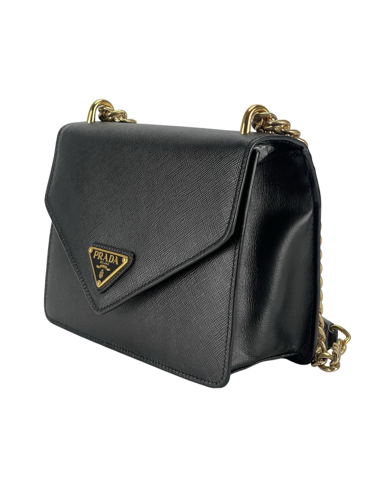 PRADA - Saffiano Leather Crossbody Shoulder Bag
