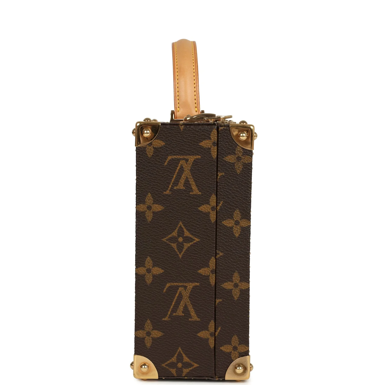 Vintage Louis Vuitton x Takashi Murakami Flower Head Jewelry Trunk Brown Multi Monogram Brass Hardware