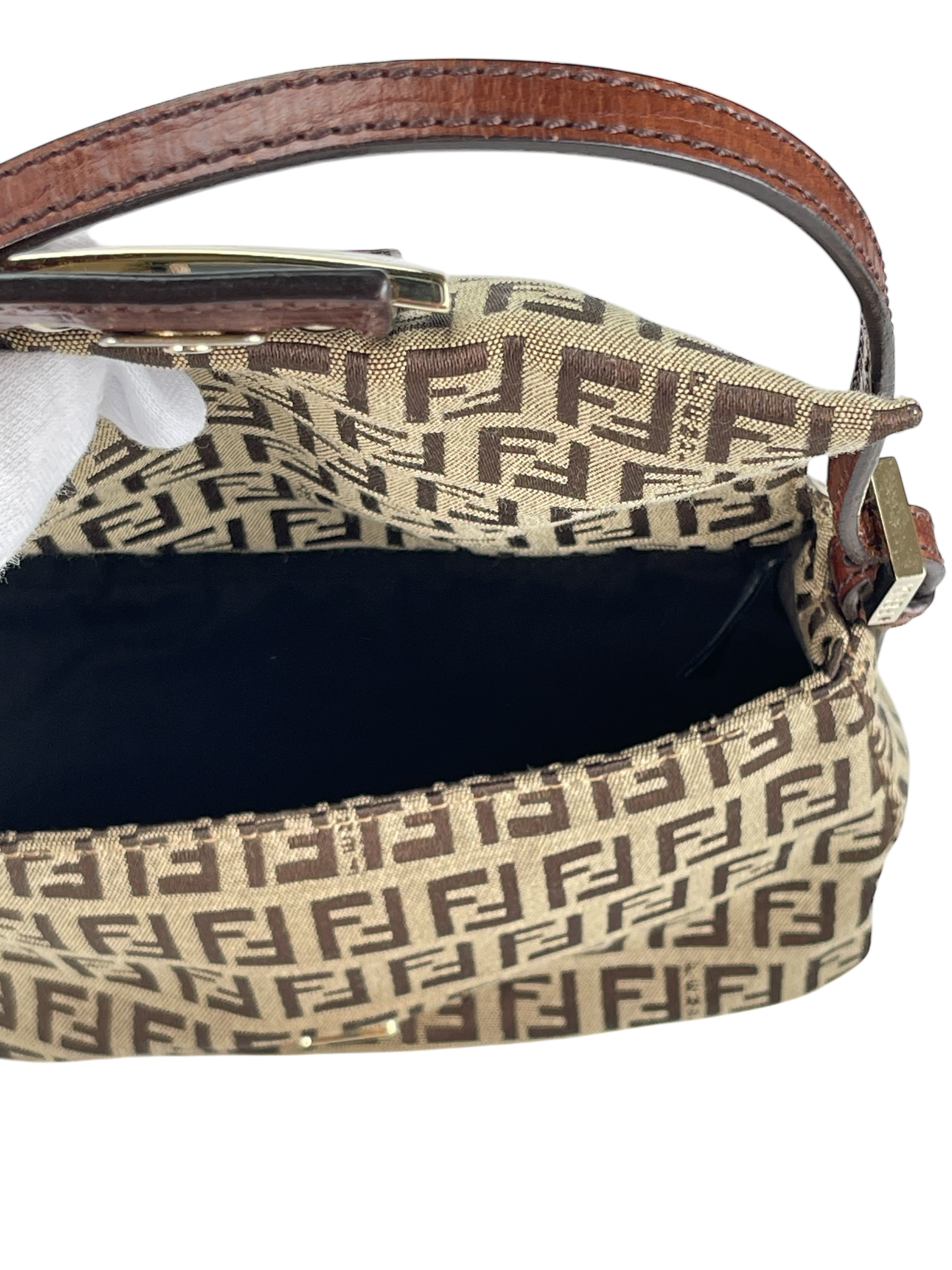 FENDI - Beige Zucchino Mamma Baguette Hand Bag