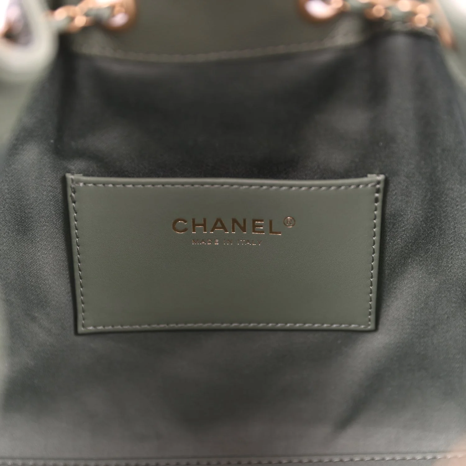 Chanel Small 25 Hobo Bag Khaki Caviar Antique Gold Hardware