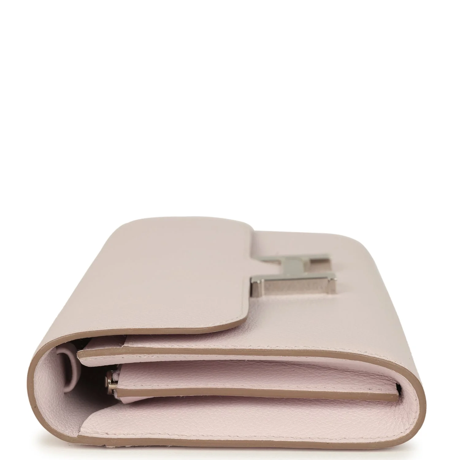 Hermes Constance Wallet To Go Mauve Pale Evercolor Palladium Hardware