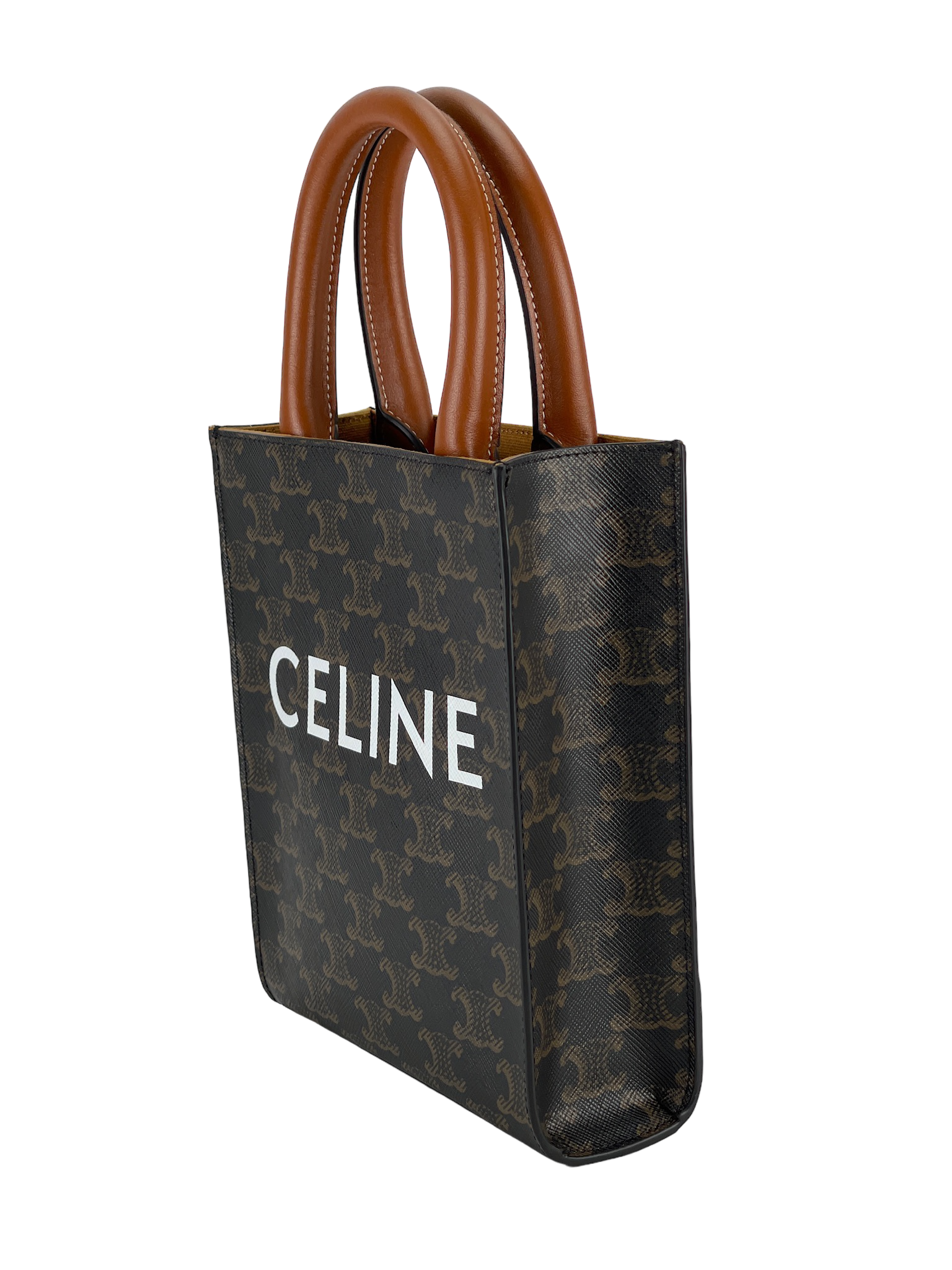 CELINE - Vertical Canvas Mini Tote Bag