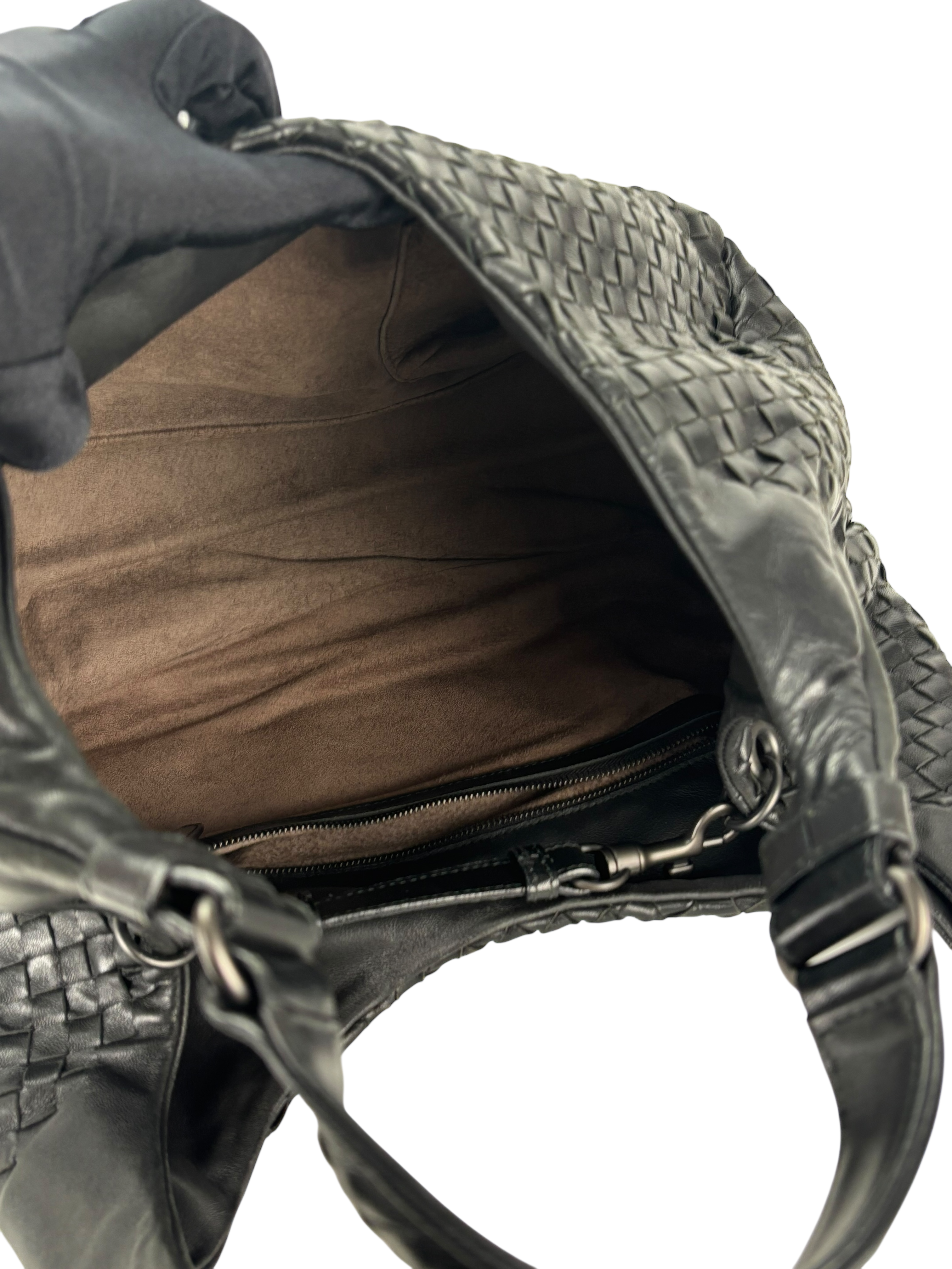 BOTTEGA VENETA - Braid Shoulder Bag Black Leather