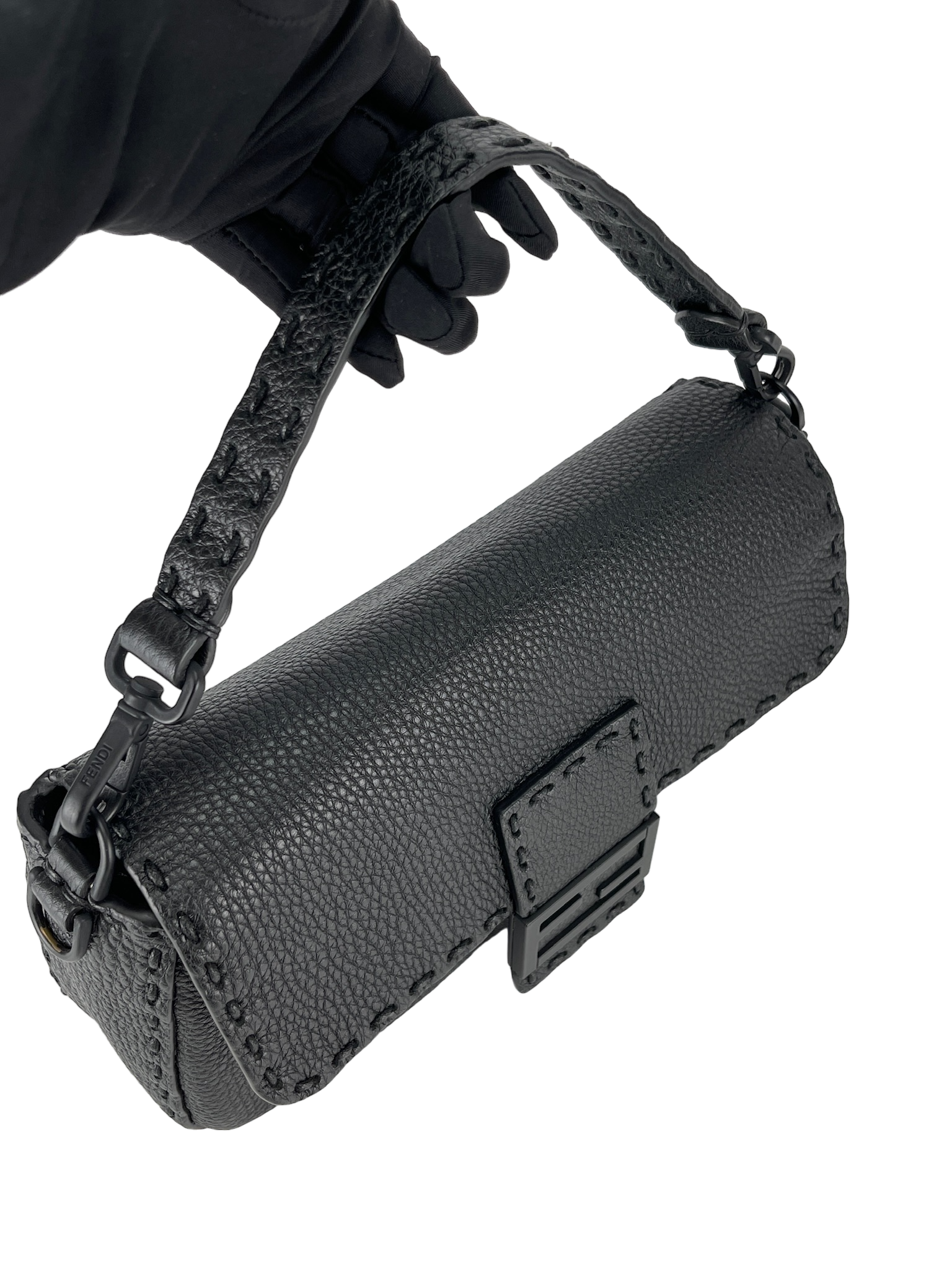 FENDI - Black Sellerria Baguette 2way Bag