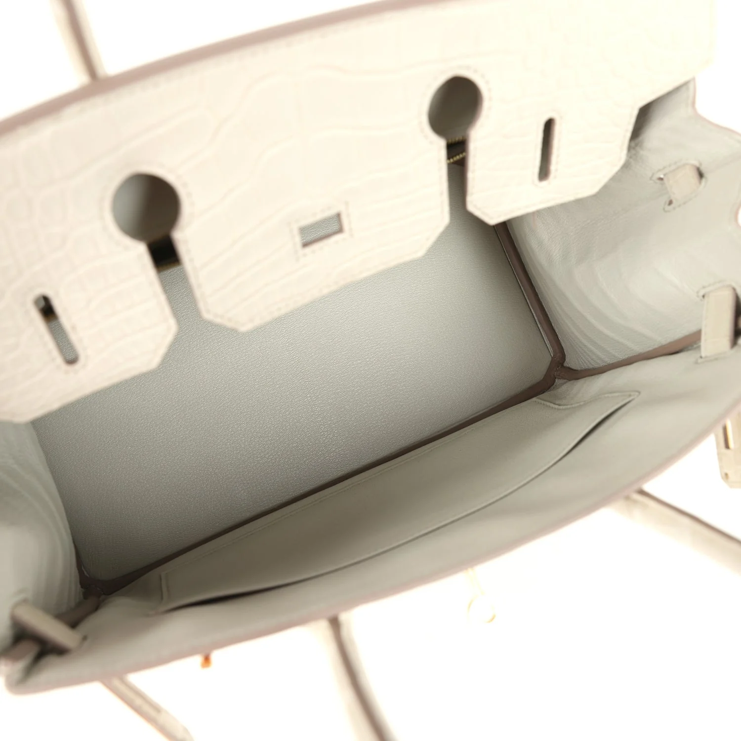 Hermes Birkin 30 Beton Matte Alligator Gold Hardware