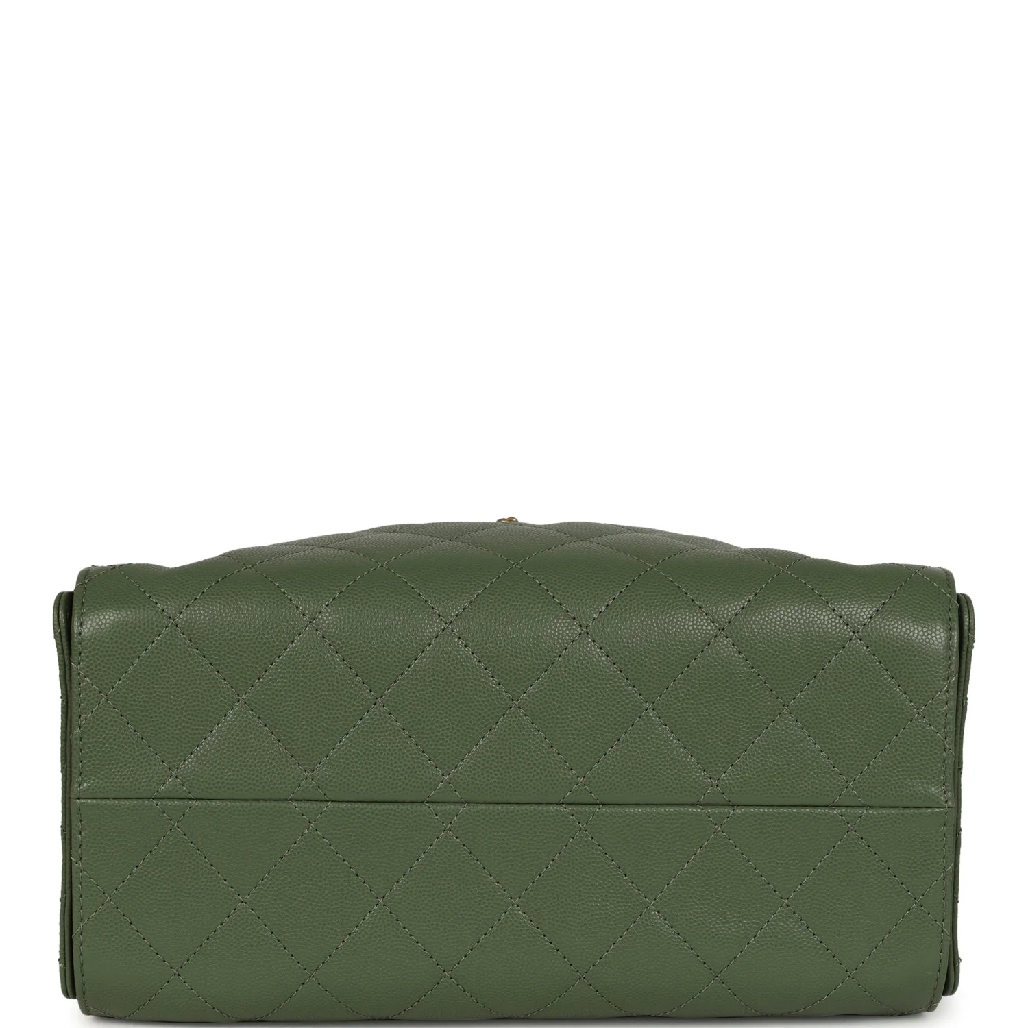 Chanel Small 25 Hobo Bag Khaki Caviar Antique Gold Hardware