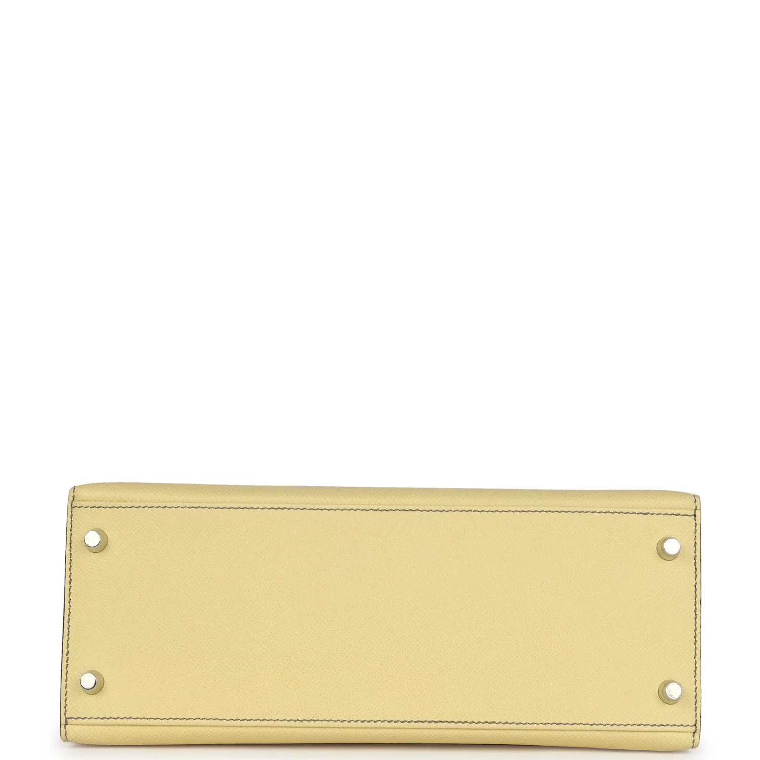 Pre-owned Hermes Special Order (HSS) Kelly Sellier 28 Rose Confetti and Jaune Poussin Epsom Palladium Hardware