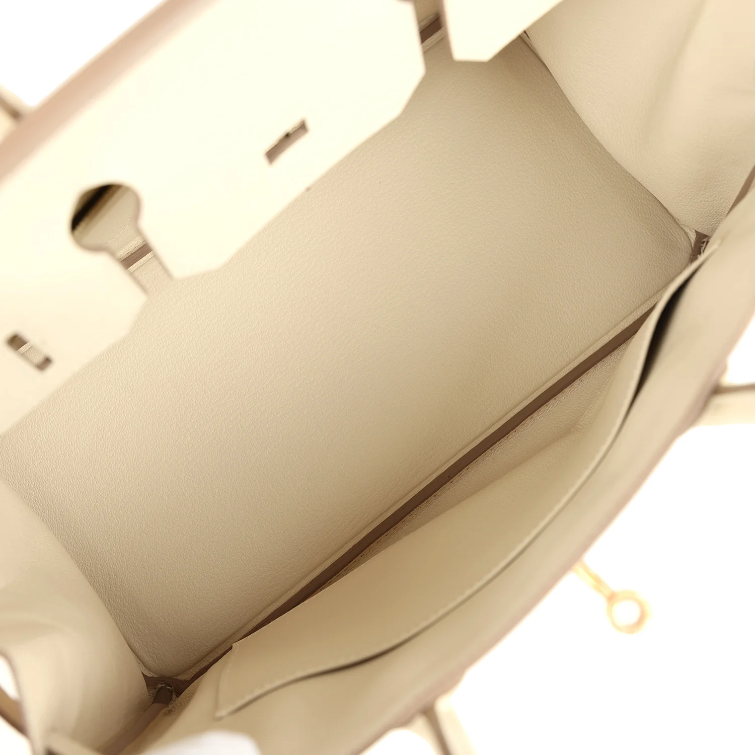 Pre-owned Hermes Birkin 30 Craie Epsom Rose Gold Hardware