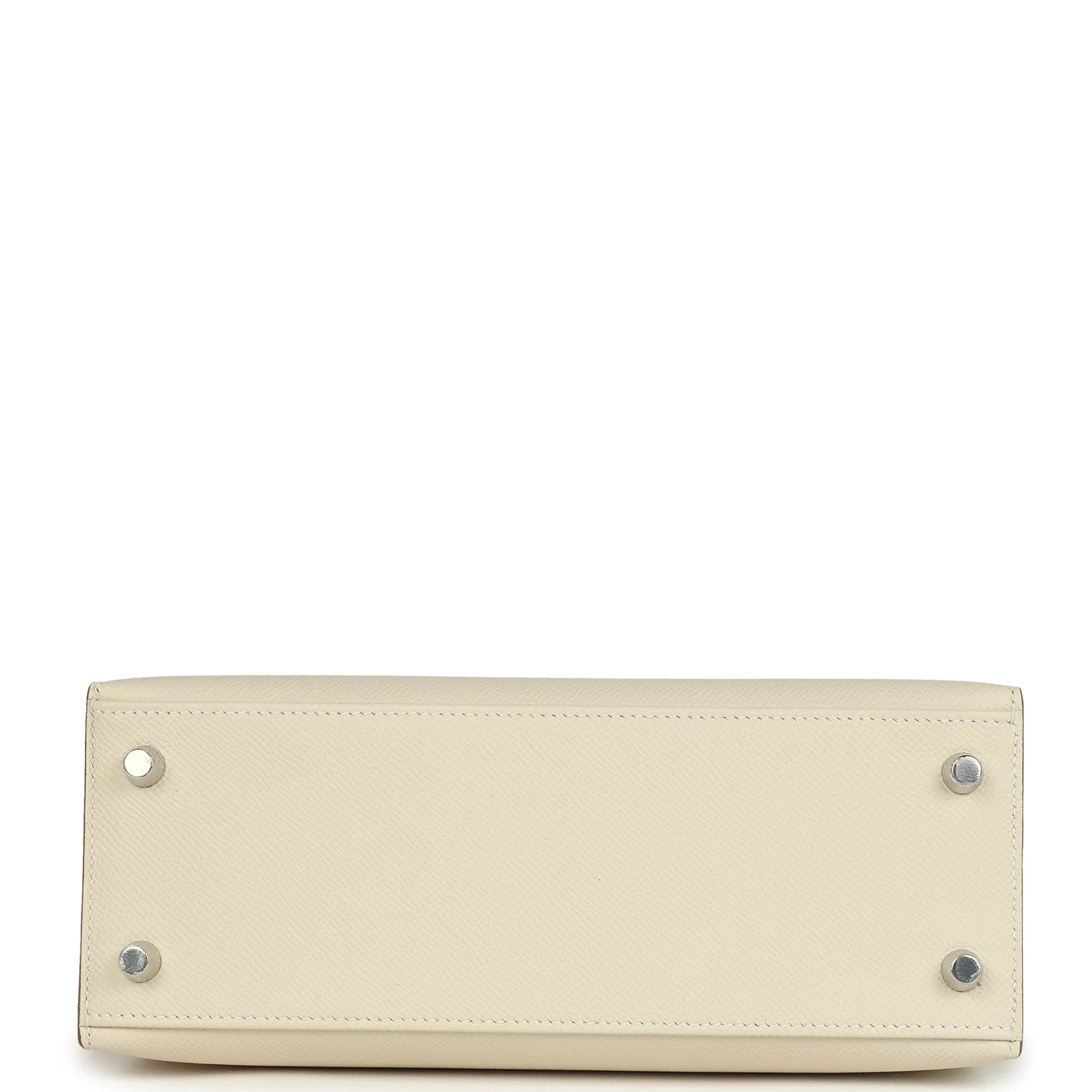 Hermes Kelly Sellier 25 Craie Epsom Electrum Hardware