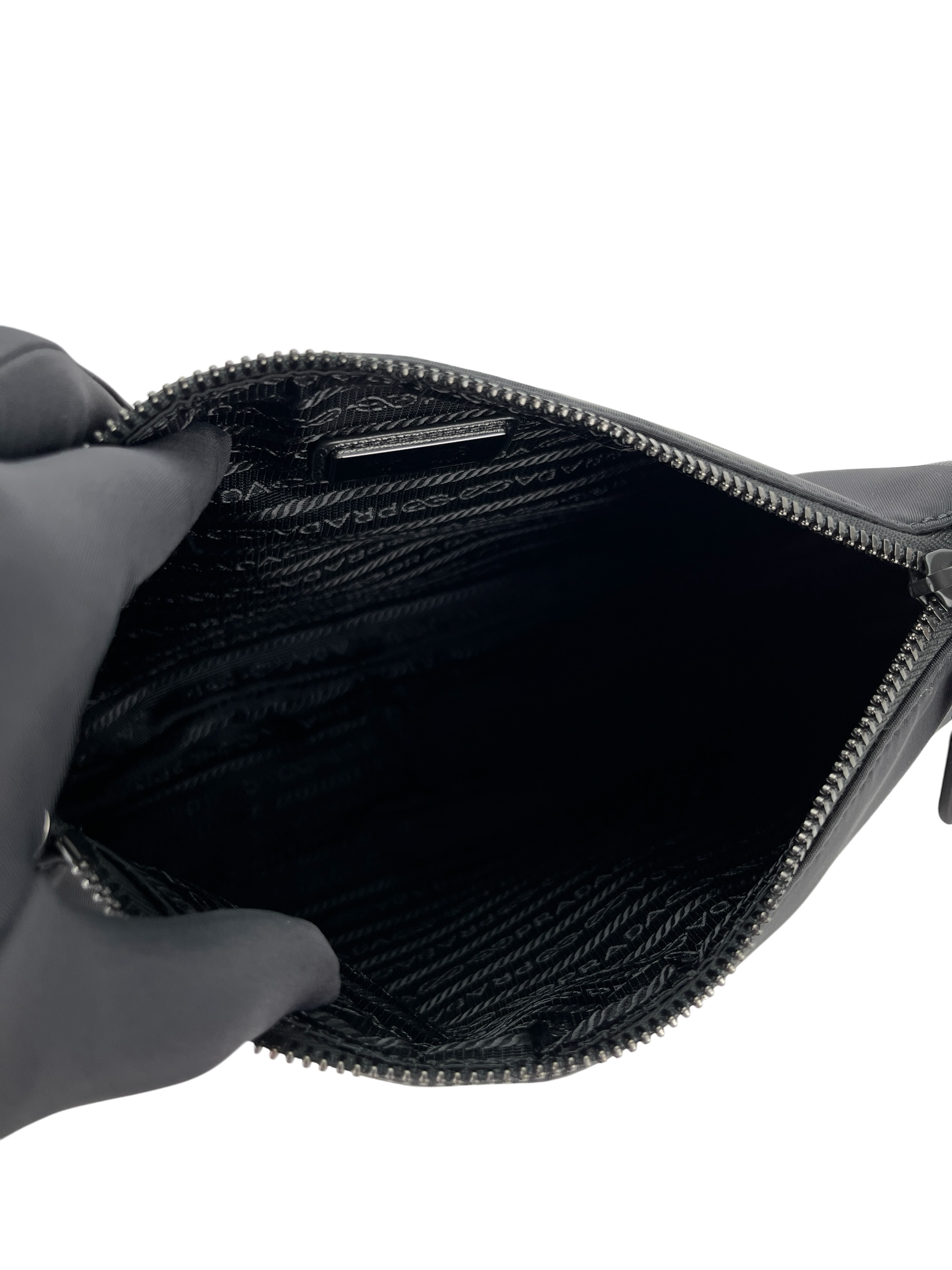 PRADA -  Crossbody Shoulder Bag Black Nylon