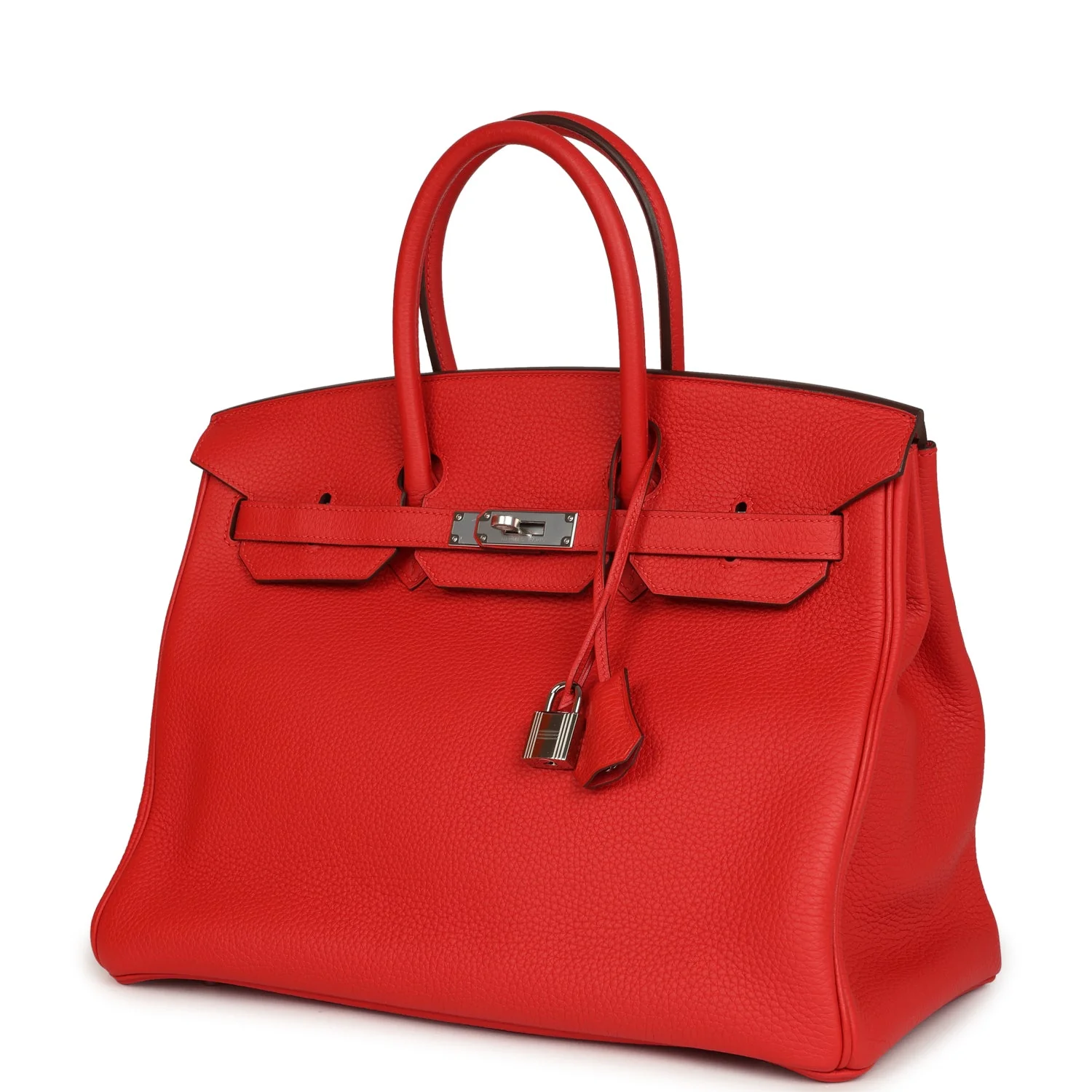 Hermes Birkin 35 Rouge Tomate Togo Palladium Hardware