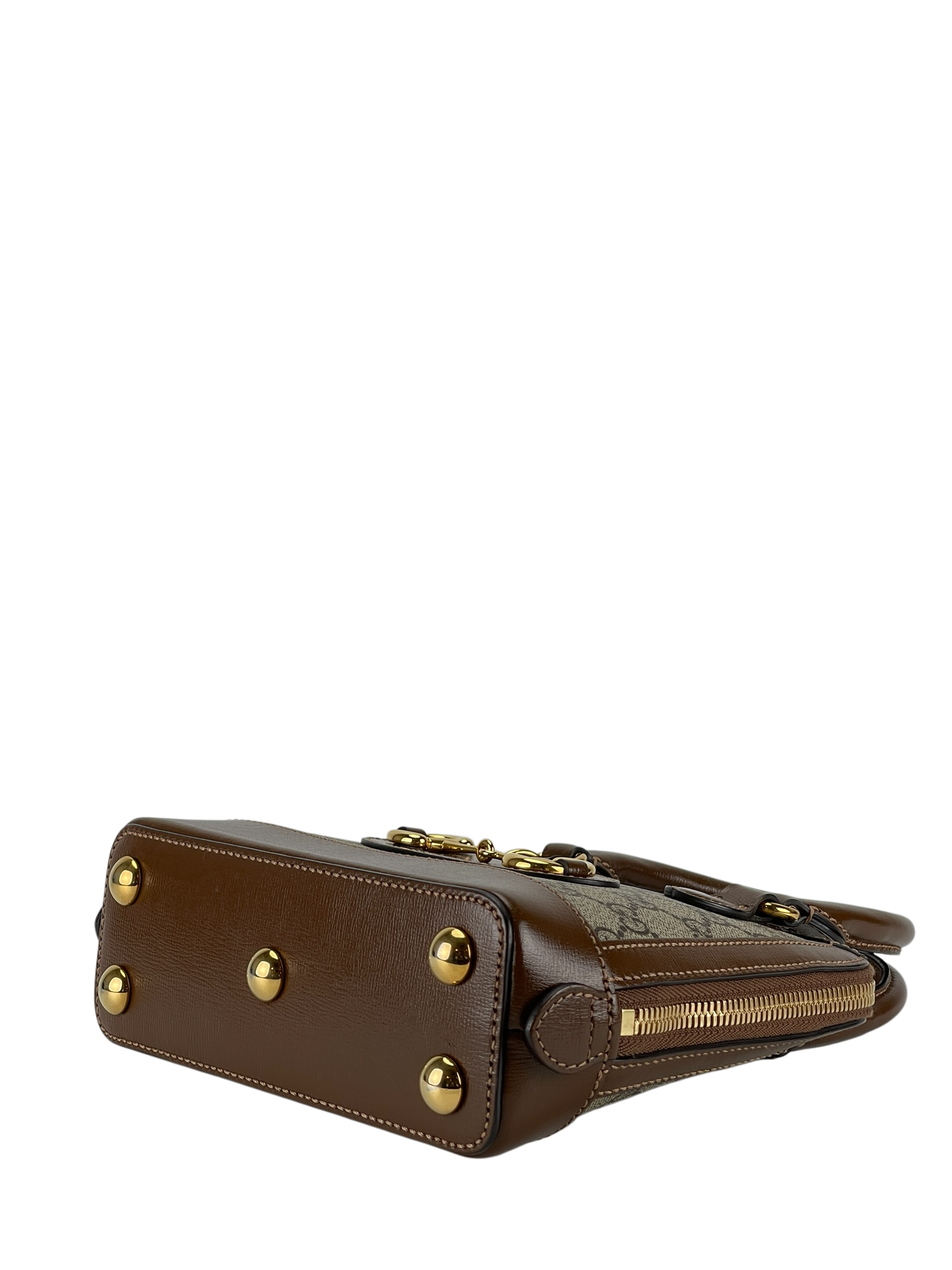 GUCCI - Mini Horsebit 1955 Top-handle Bag