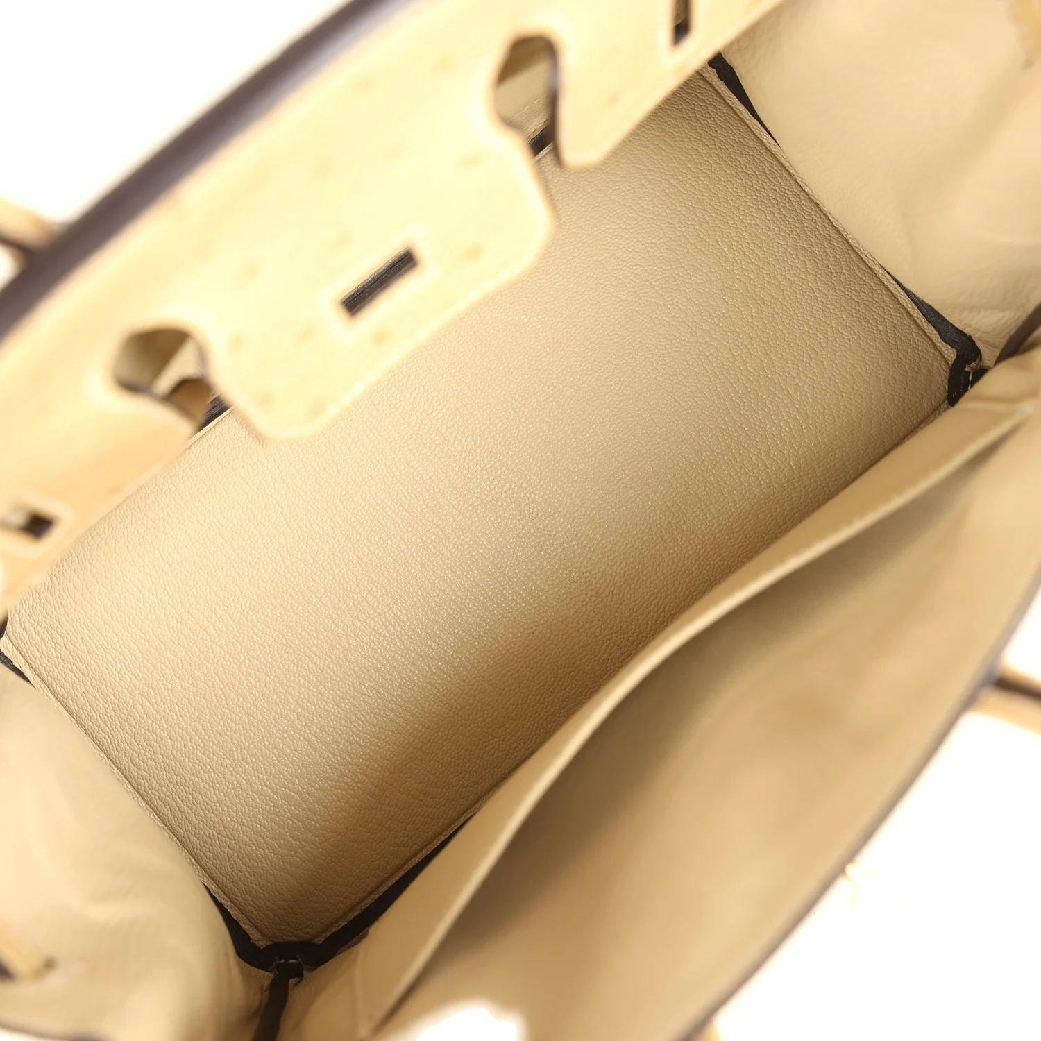 Hermes Birkin 25 Trench Ostrich Gold Hardware