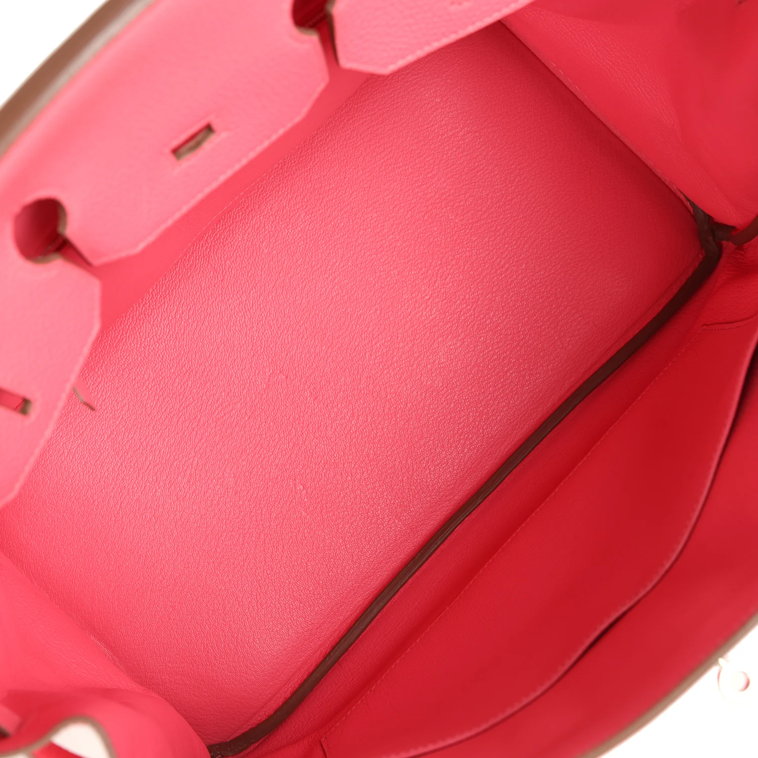 Pre-owned Hermes Birkin 35 Rose Lipstick Togo Palladium Hardware