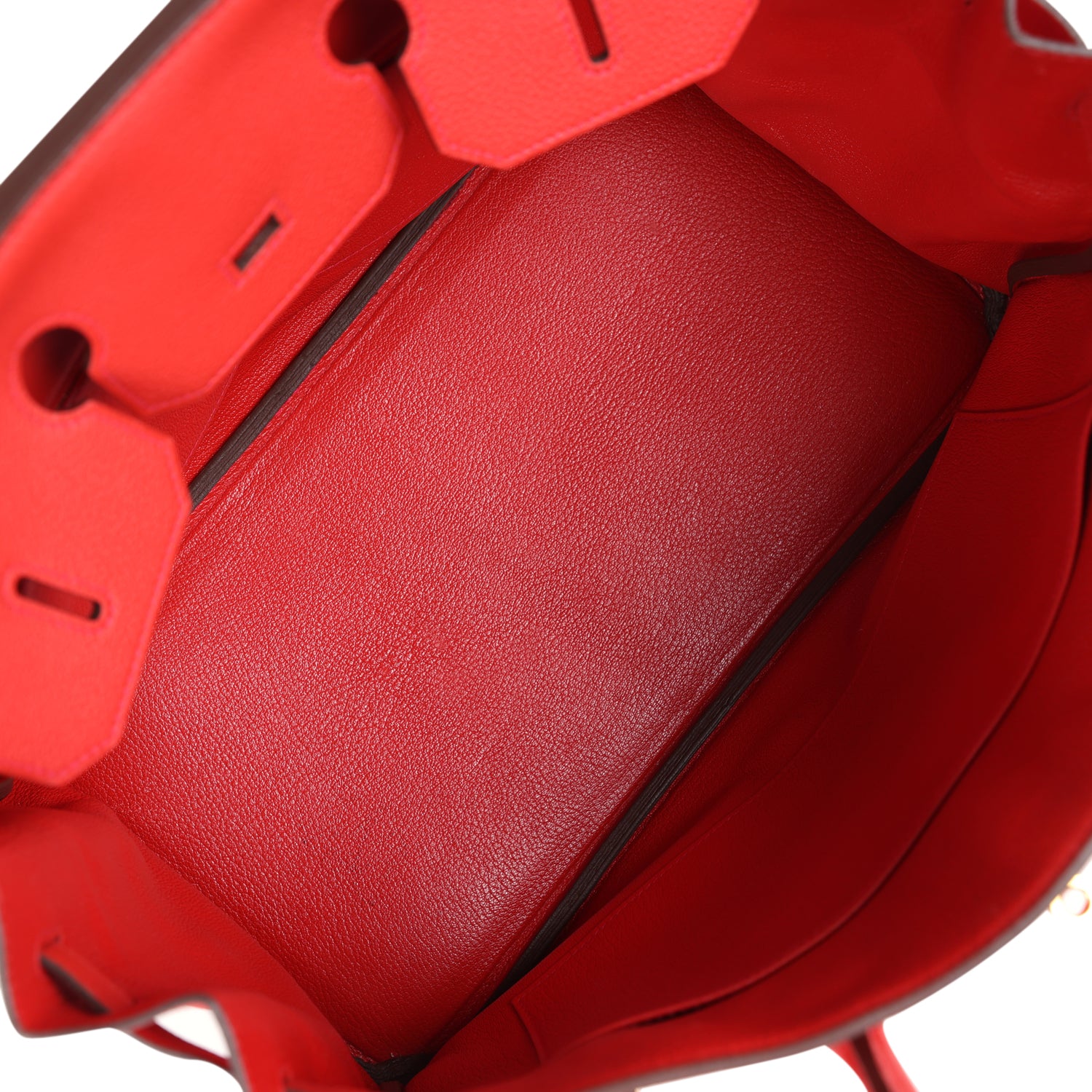 Pre-owned Hermes Birkin 35 Geranium Togo Gold Hardware