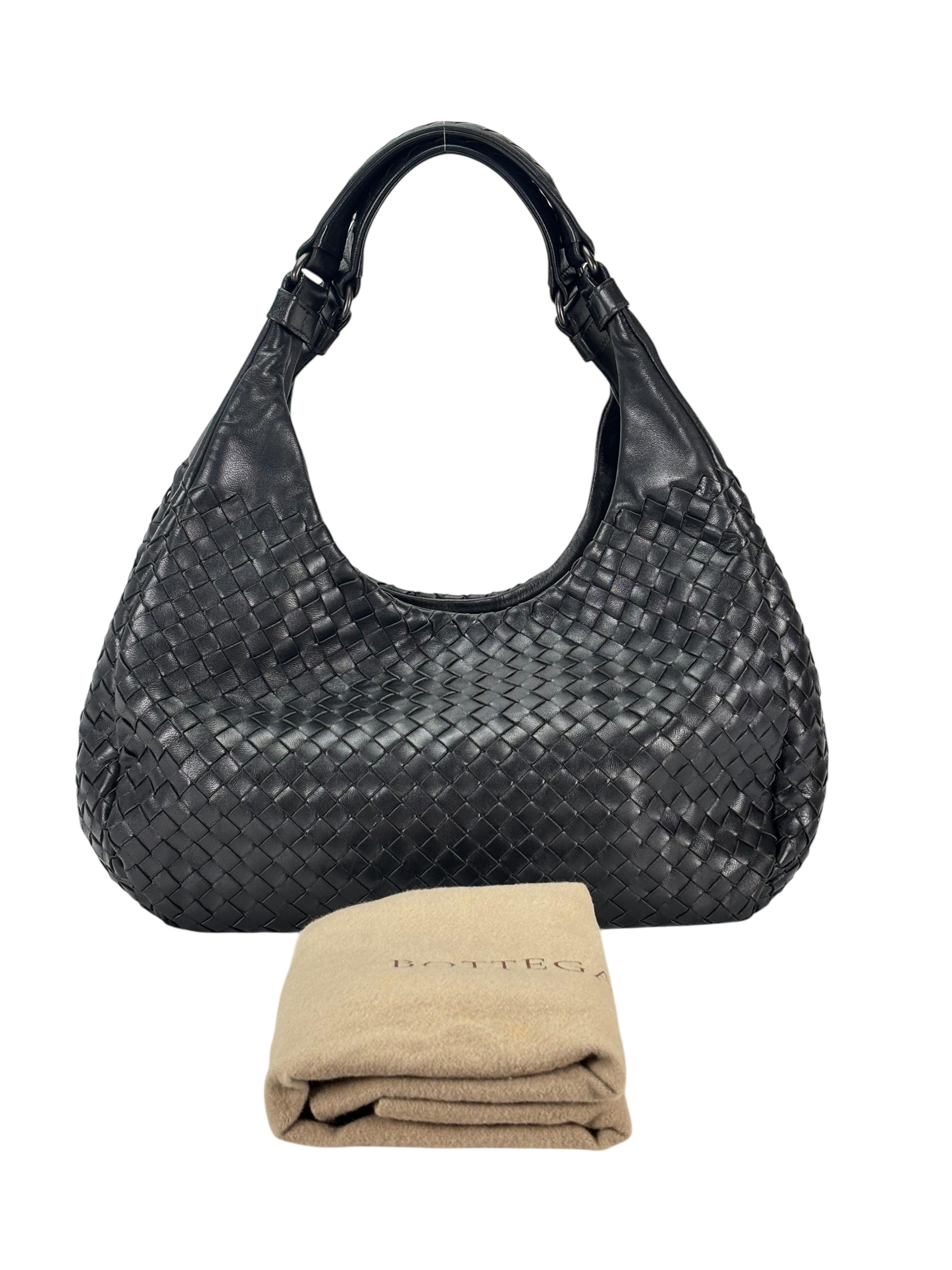 BOTTEGA VENETA - Braid Shoulder Bag Black Leather
