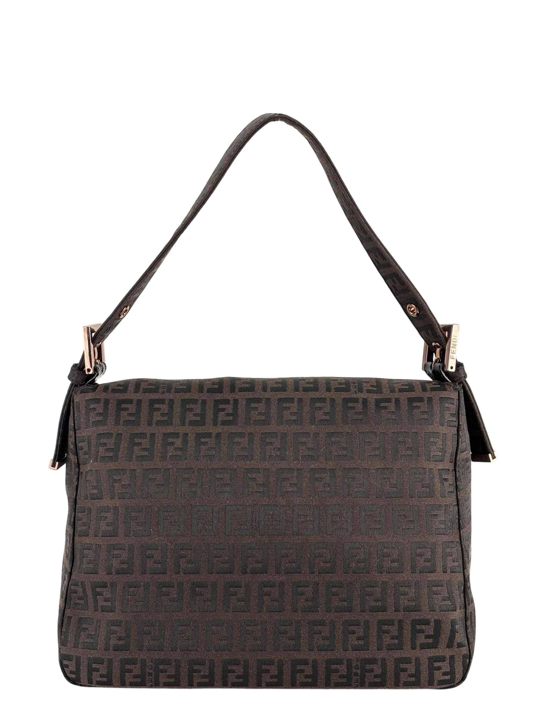 FENDI - Zucca Mamma Canvas Shoulder Bag