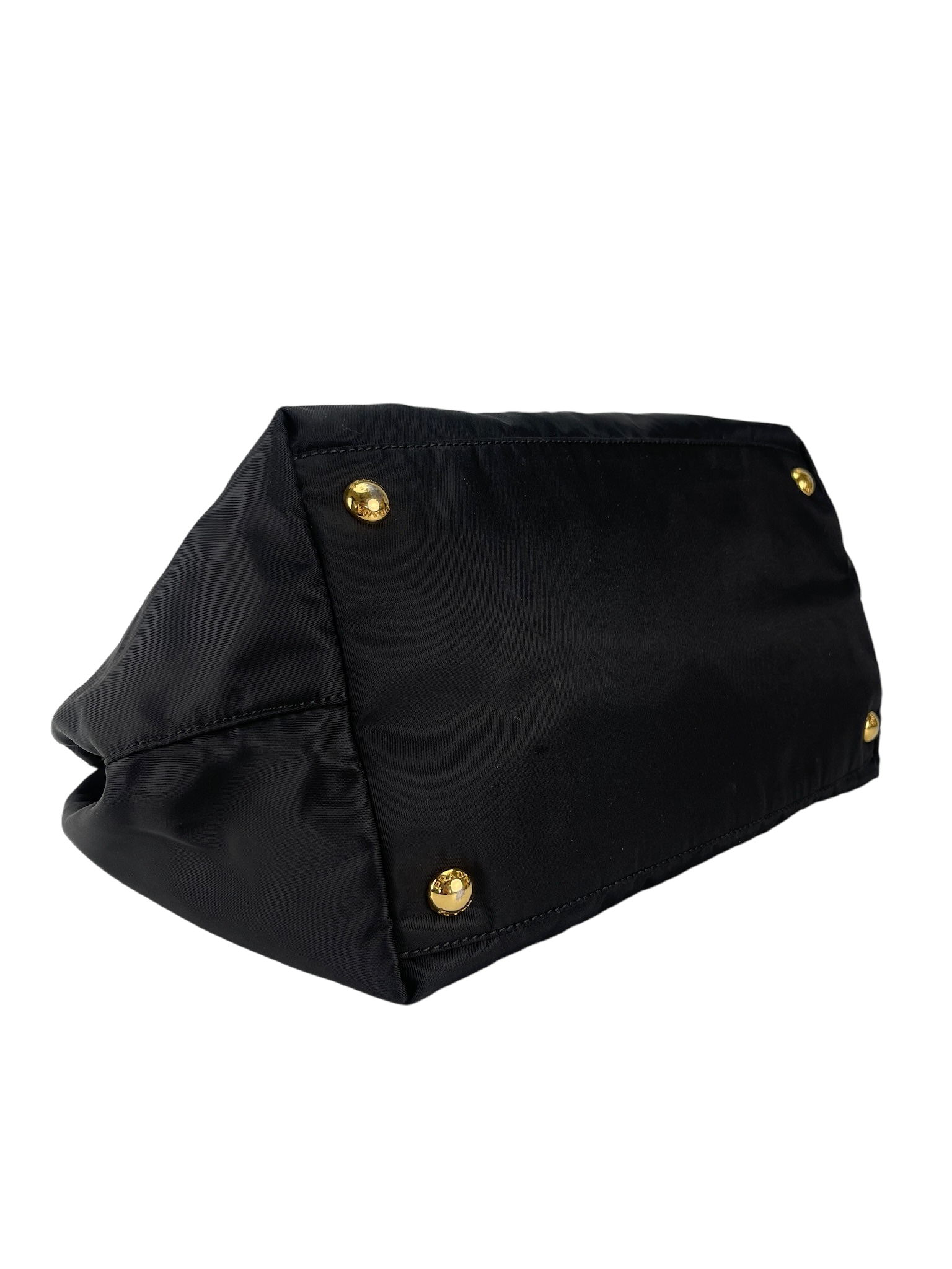 PRADA - Black Ribbon Nylon Tote Bag