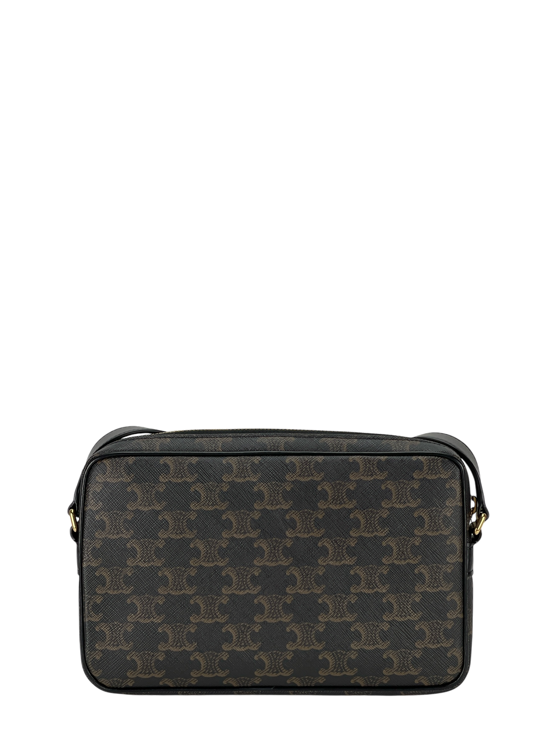 CELINE - Medium Messenger Bag in Triomphe Canvas with Celine Print