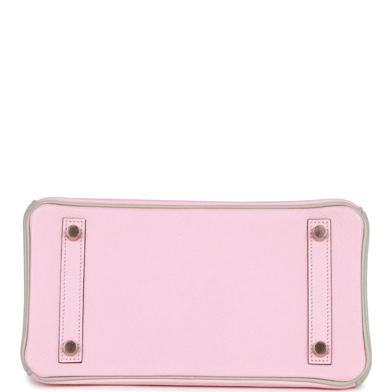 Hermes Special Order (HSS) Birkin 25 Rose Sakura and Gris Perle Chevre Mysore Rose Gold Hardware