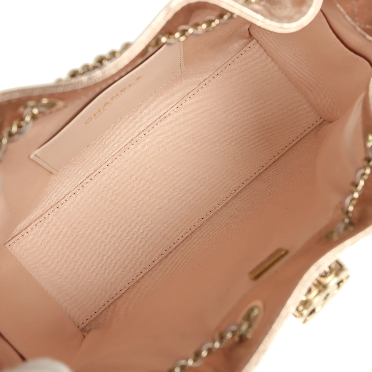 Chanel Mini 25 Hobo Bag Metallic Rose Gold Caviar Caviar Light Gold Hardware