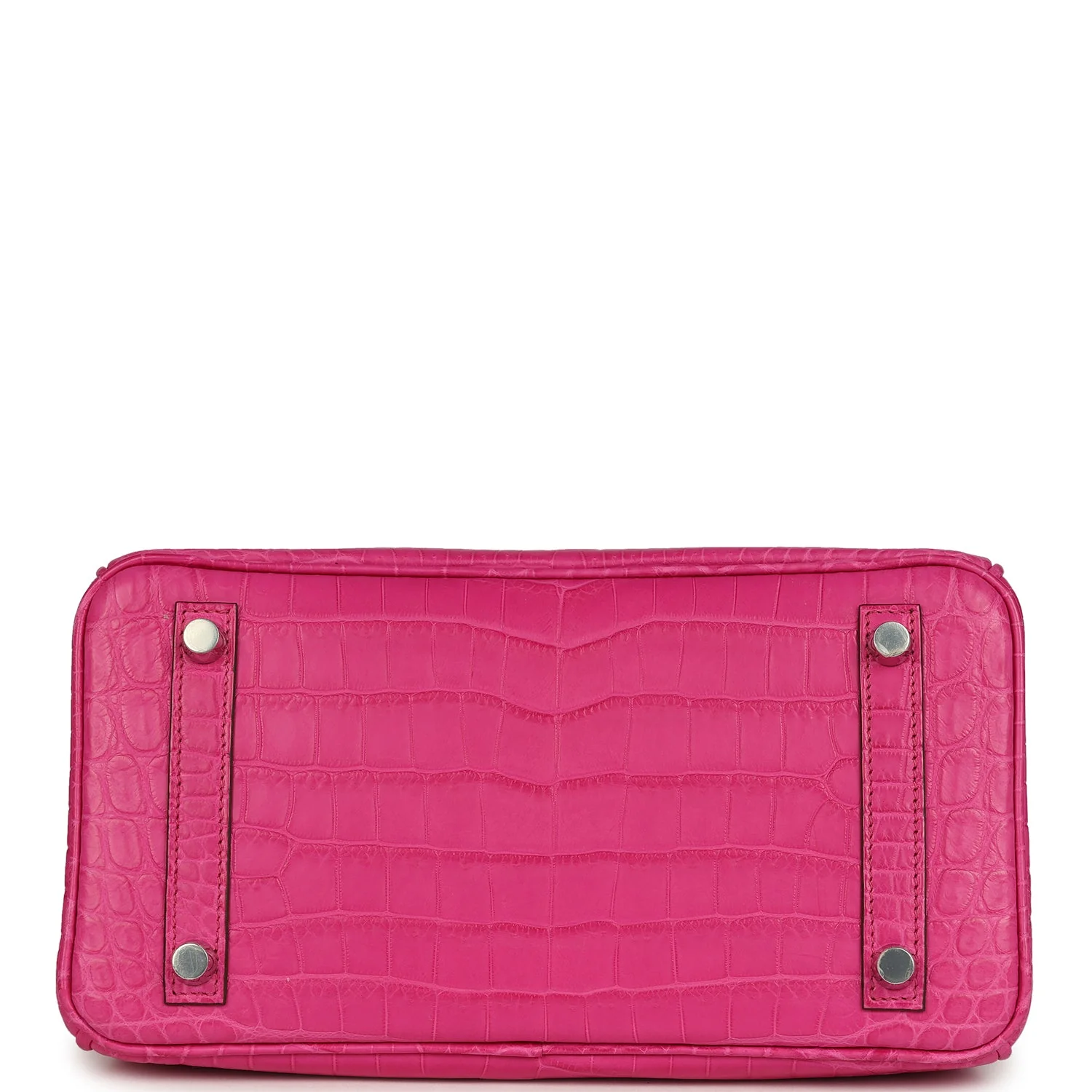 Hermes Birkin 25 Rose Shocking Matte Niloticus Crocodile Palladium Hardware